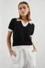 ARYA TOP - BLACK sold by Rails