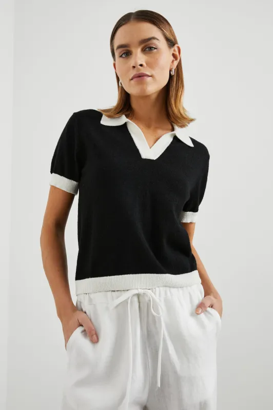 ARYA TOP - BLACK sold by Rails