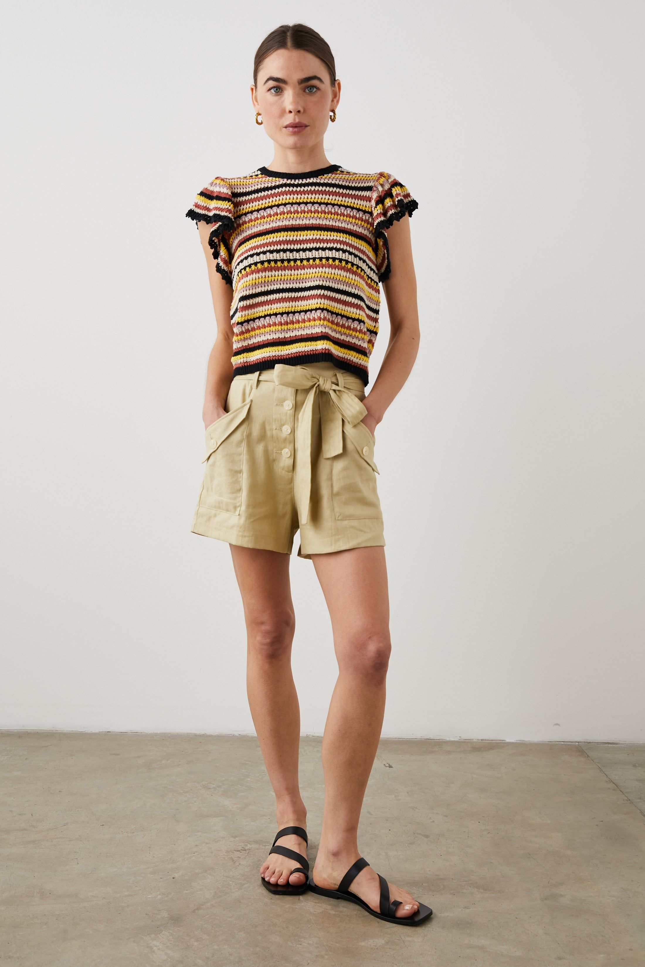 OPAL TOP - SONORAN STRIPE sold by Rails product image thumbnail 3