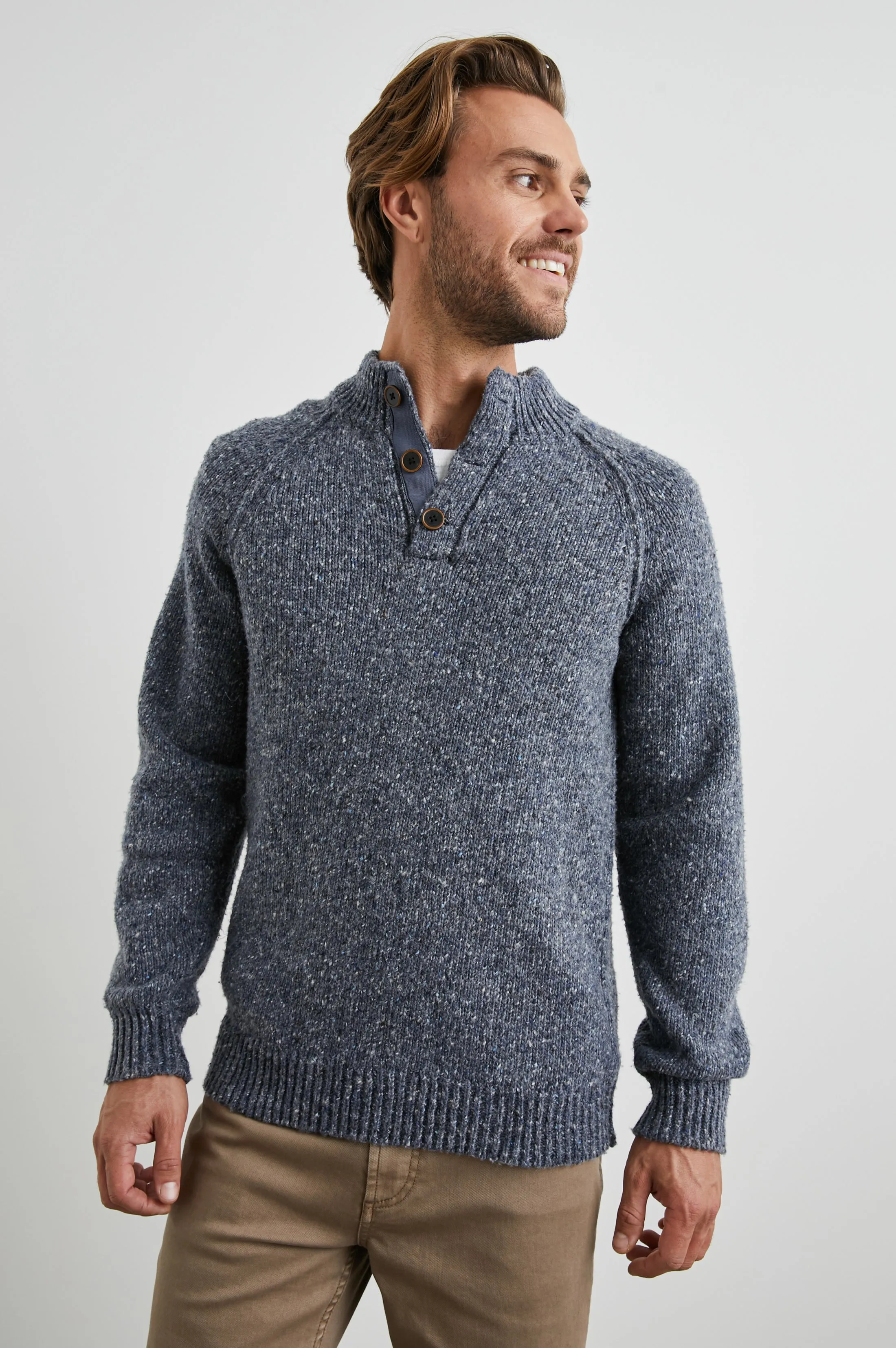 HARDING SWEATER - BLUE NEP sold by Rails product image thumbnail 5