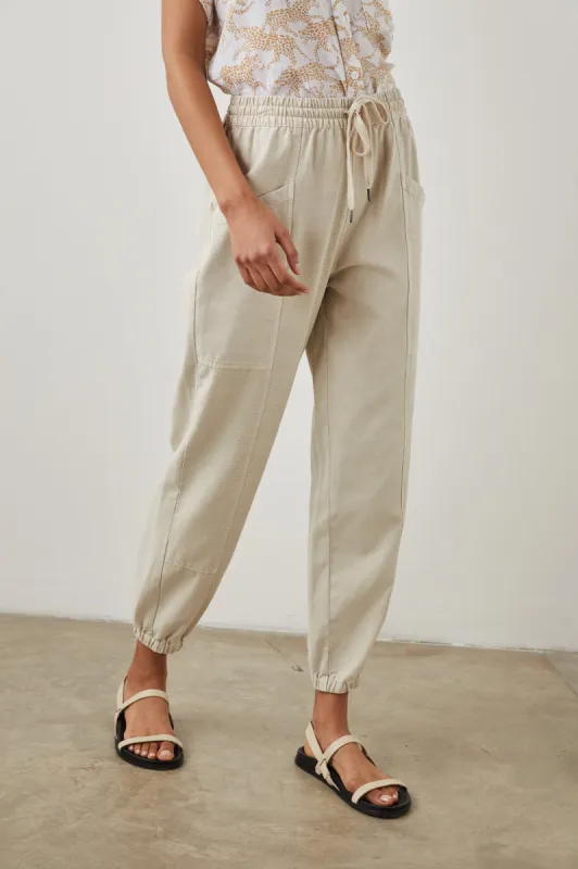 HAVEN PANT - STONE made by Rails