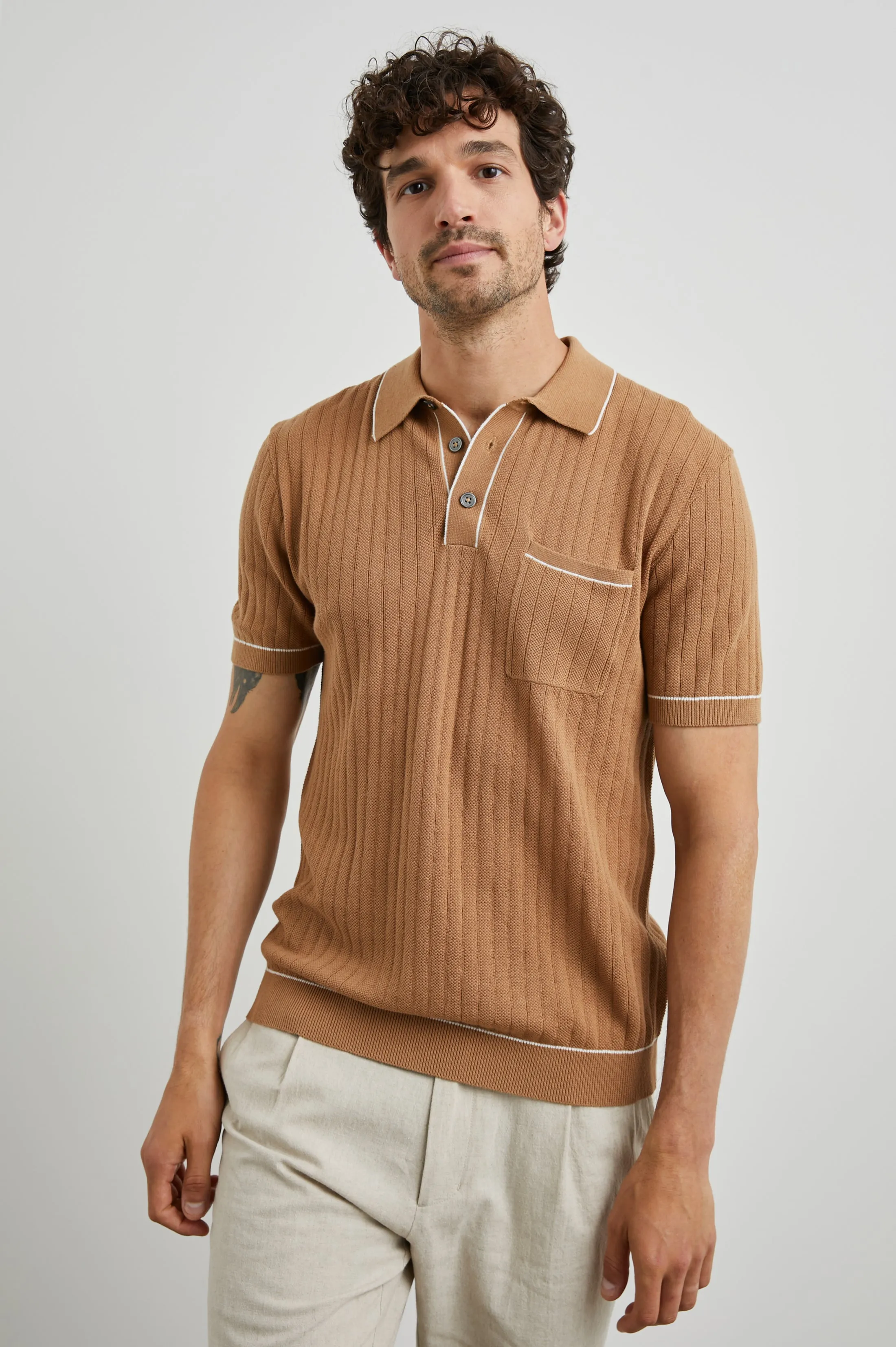 HARDY POLO SHIRT - TAWNY sold by Rails product image thumbnail 2
