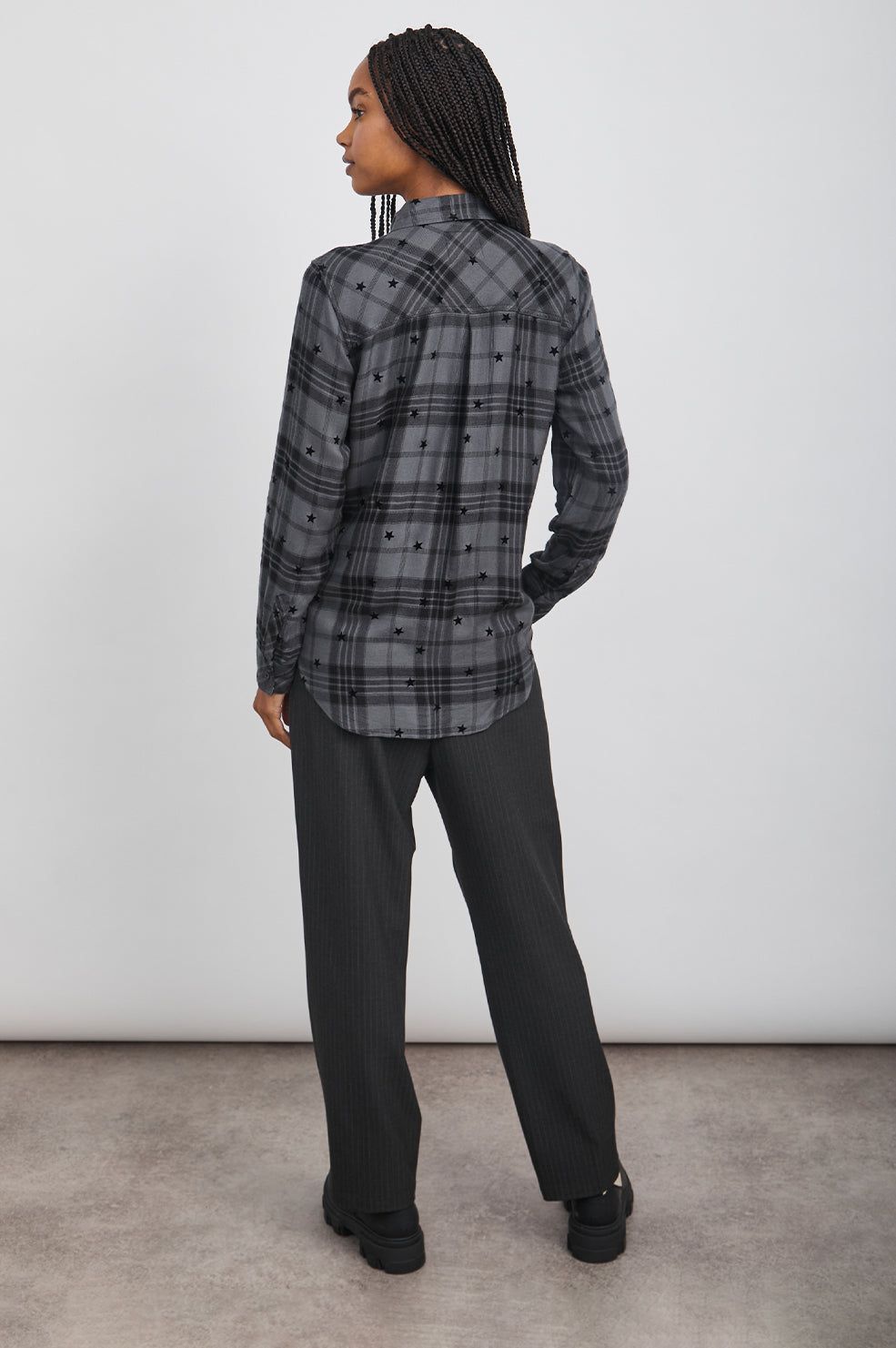 HUNTER SHIRT - IRON BLACK STARS sold by Rails product image thumbnail 5