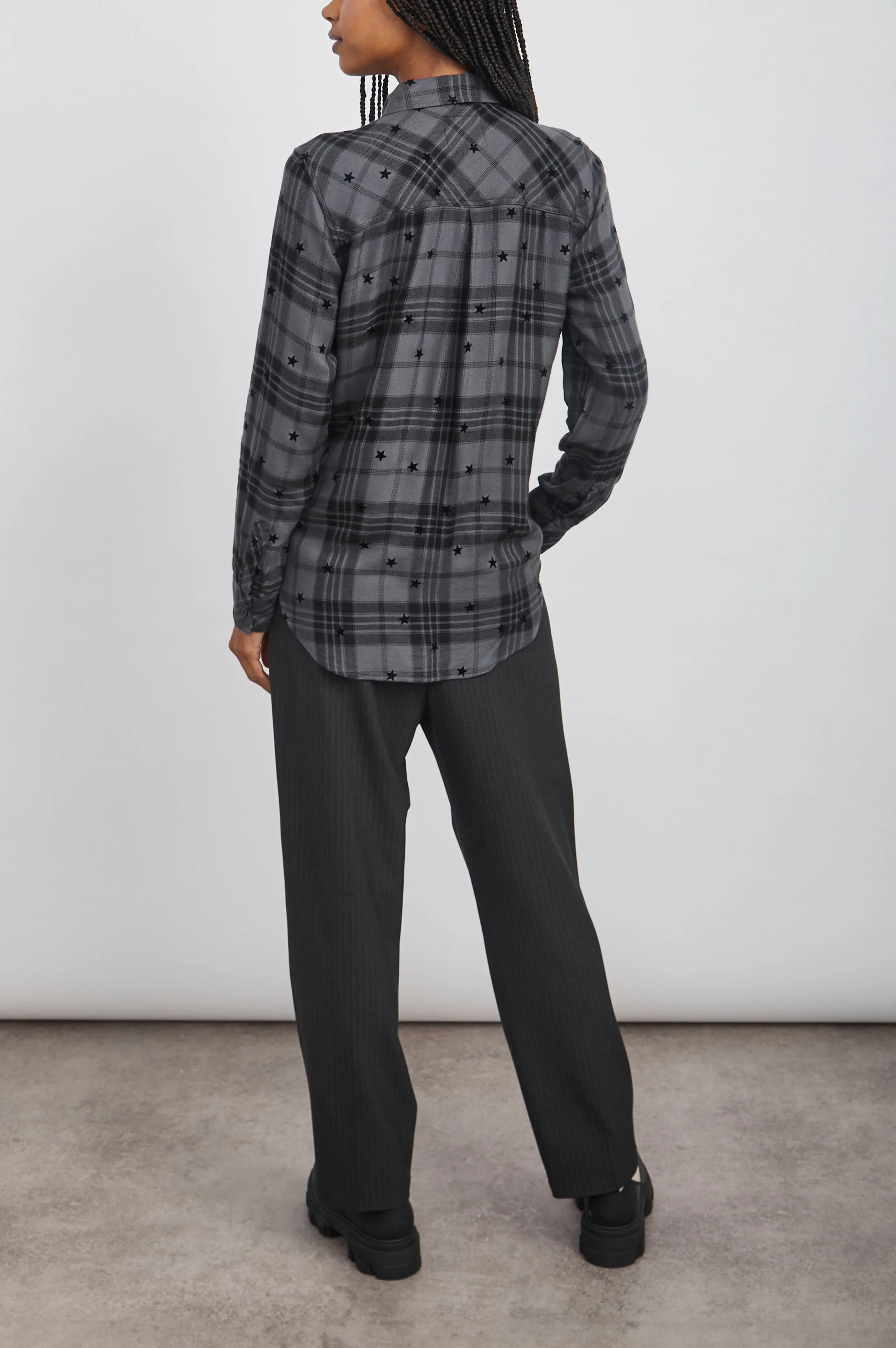 HUNTER SHIRT - IRON BLACK STARS sold by Rails product image thumbnail 5