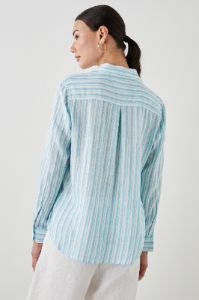 CHARLI SHIRT - LAGUNA STRIPE sold by Rails