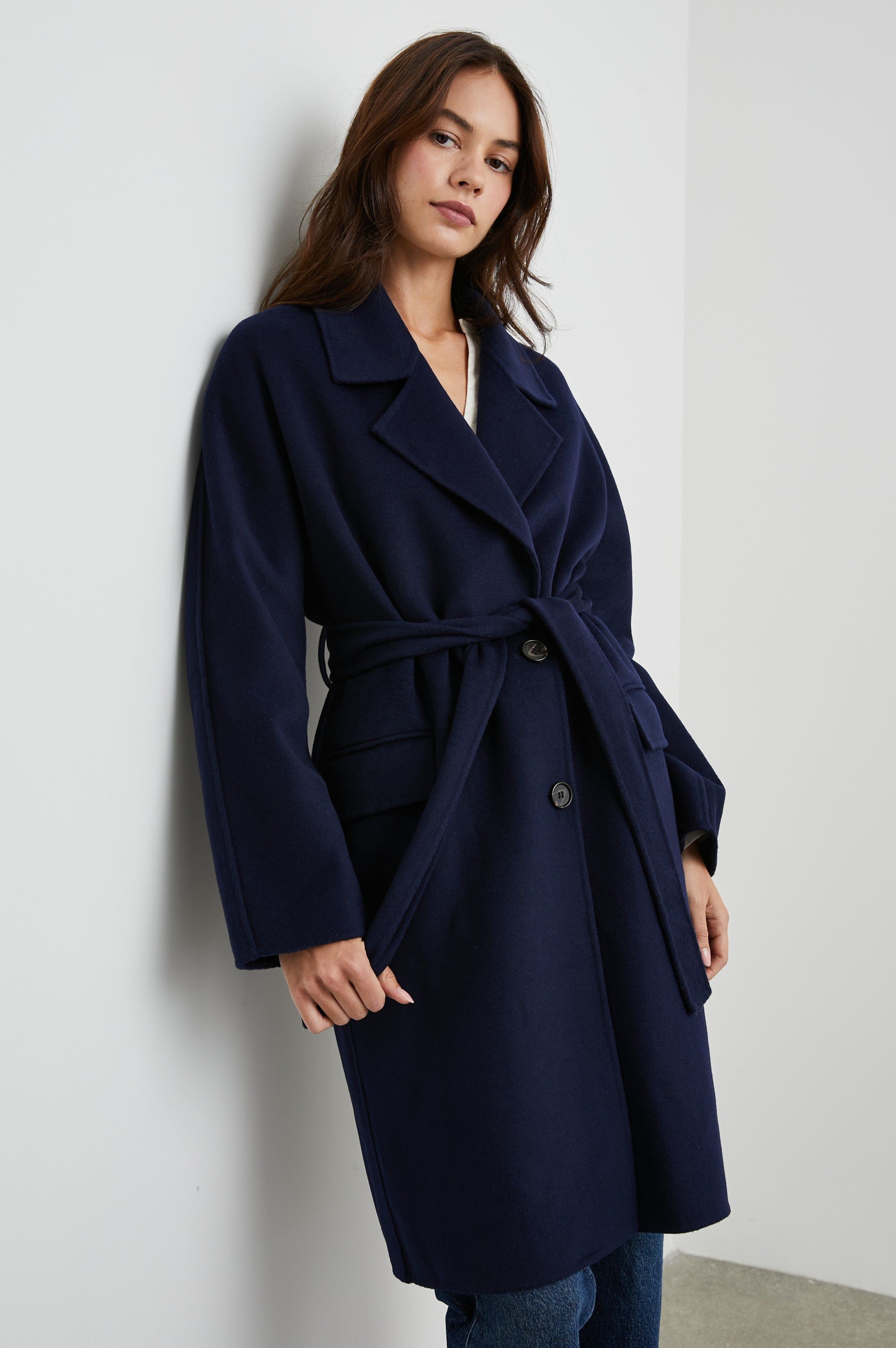 MARTA COAT - NAVY sold by Rails product image thumbnail 4