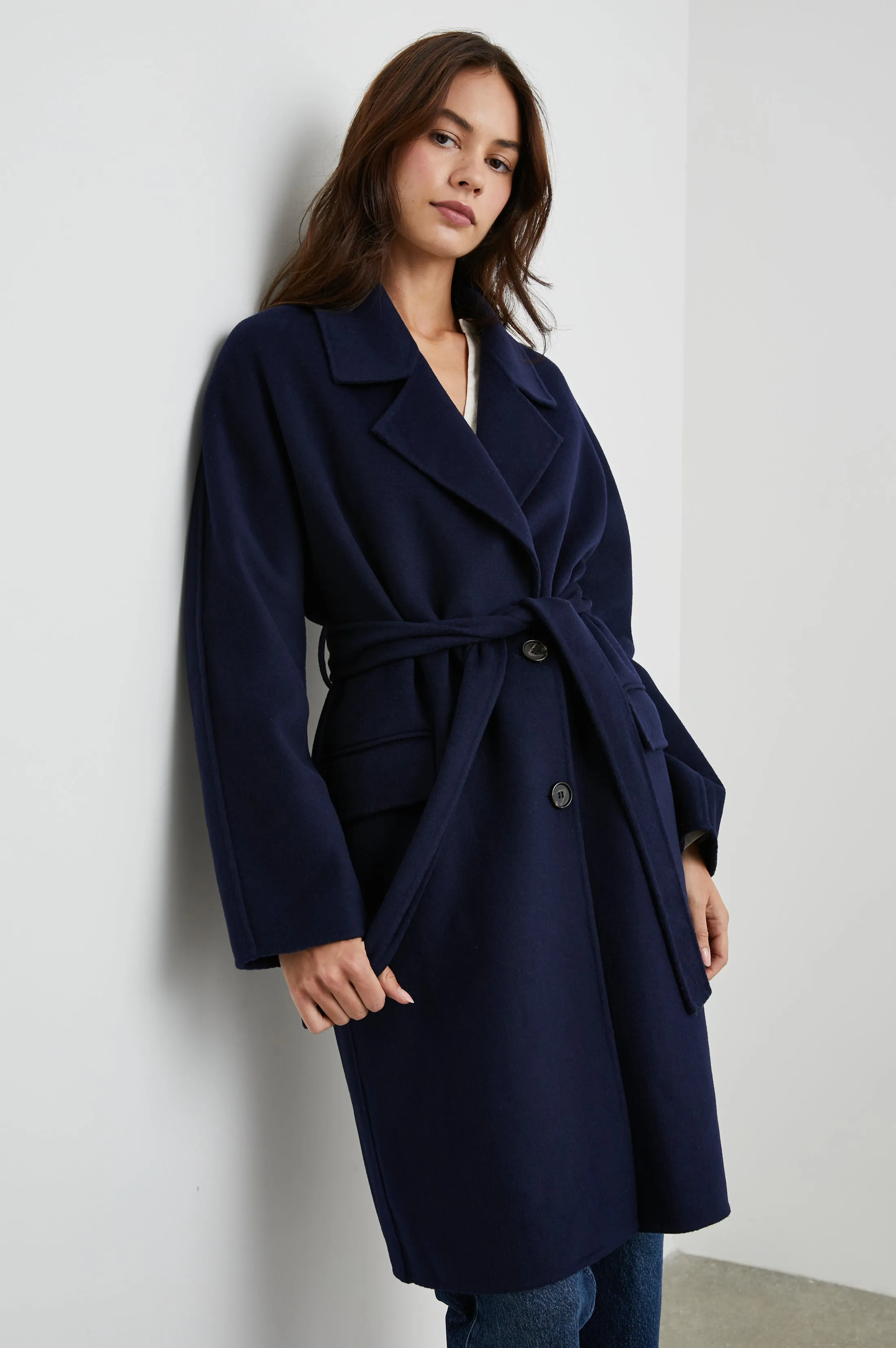 MARTA COAT - NAVY sold by Rails product image thumbnail 4