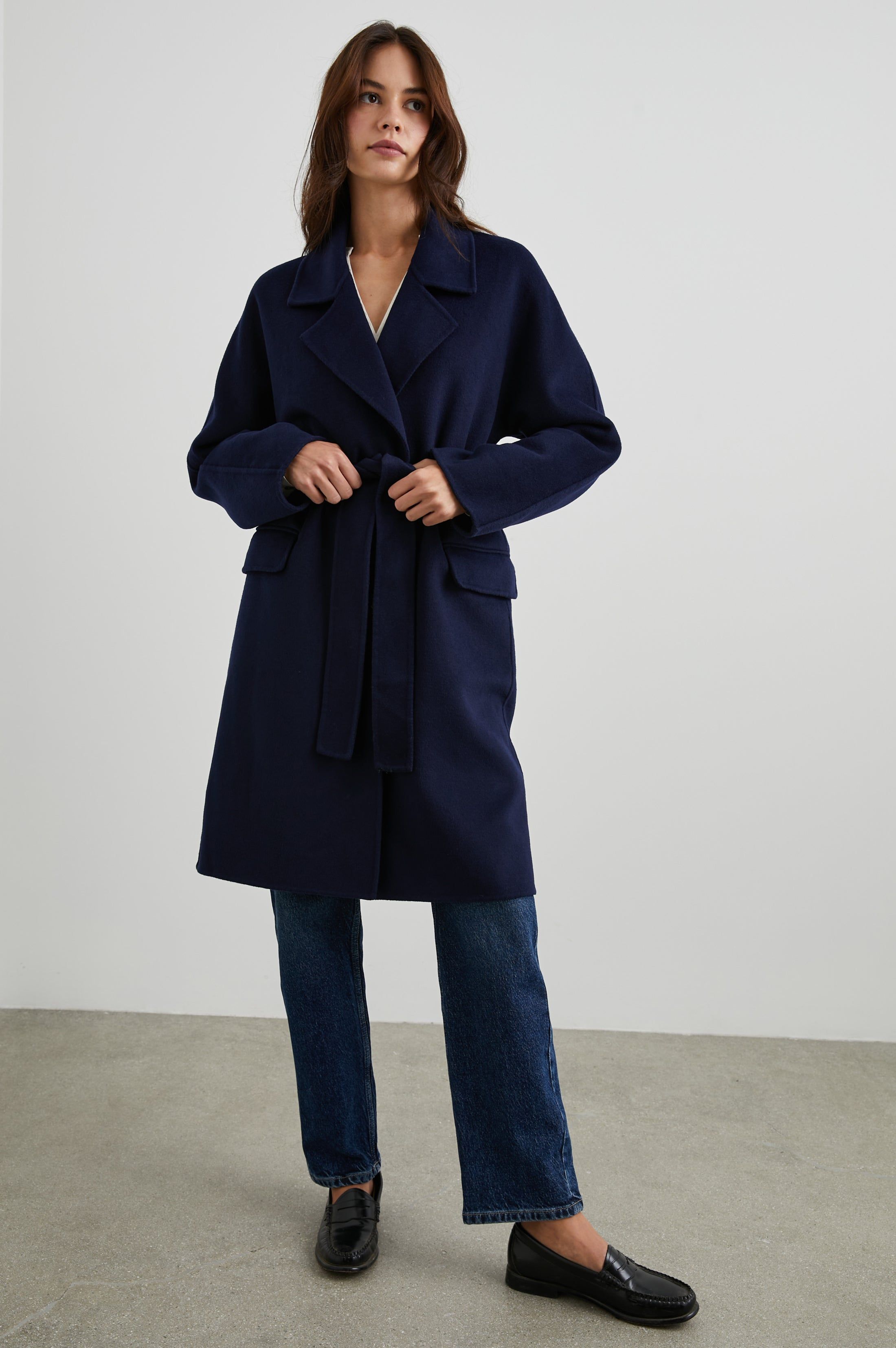 MARTA COAT - NAVY sold by Rails product image thumbnail 3