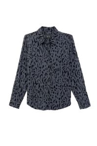 ROCSI SHIRT - CHARCOAL ASH CHEETAH sold by Rails