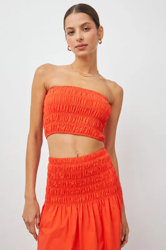 SELMA TOP - GRENADINE sold by Rails