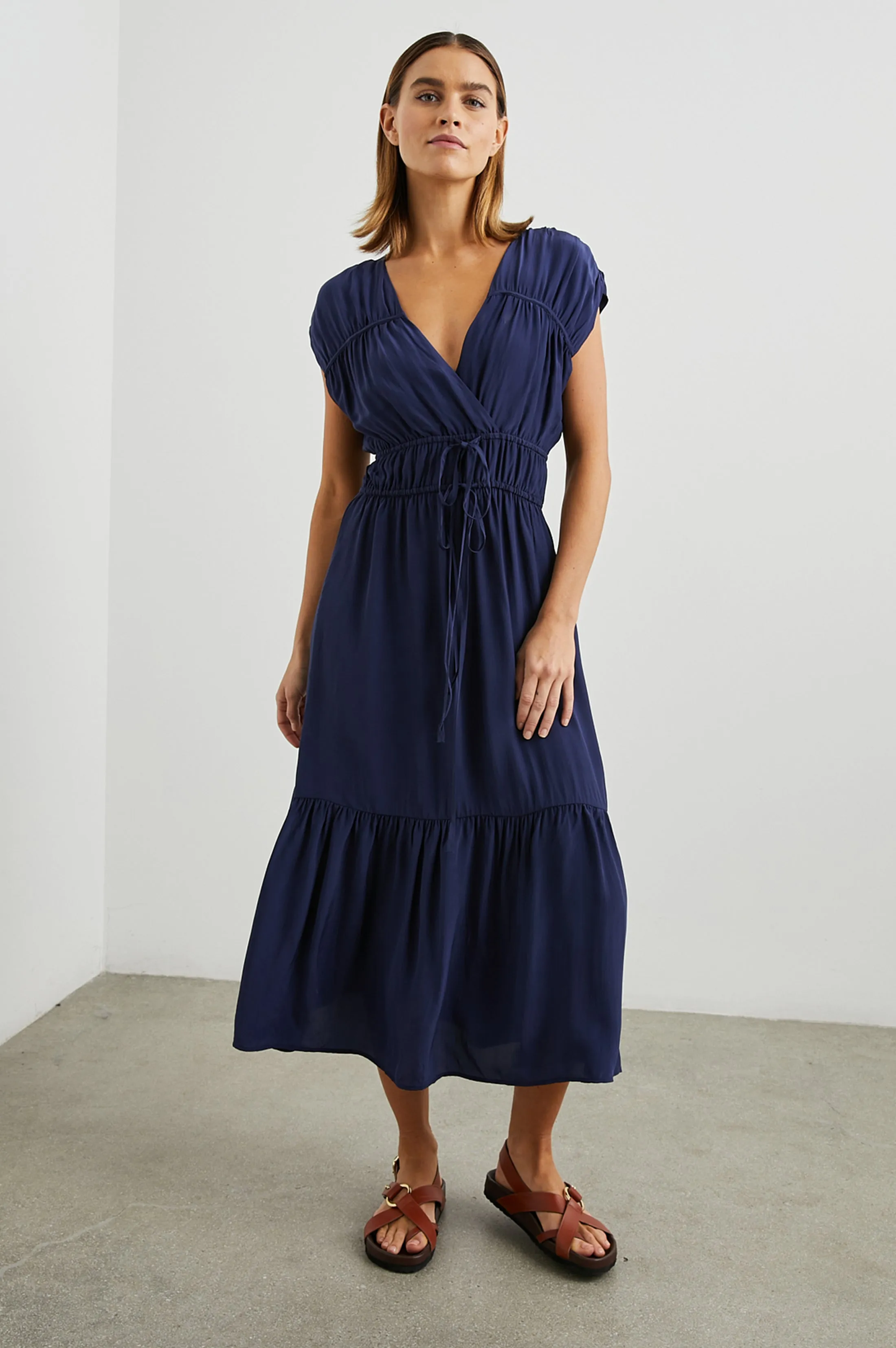ALETTA DRESS - ADMIRAL BLUE sold by Rails
