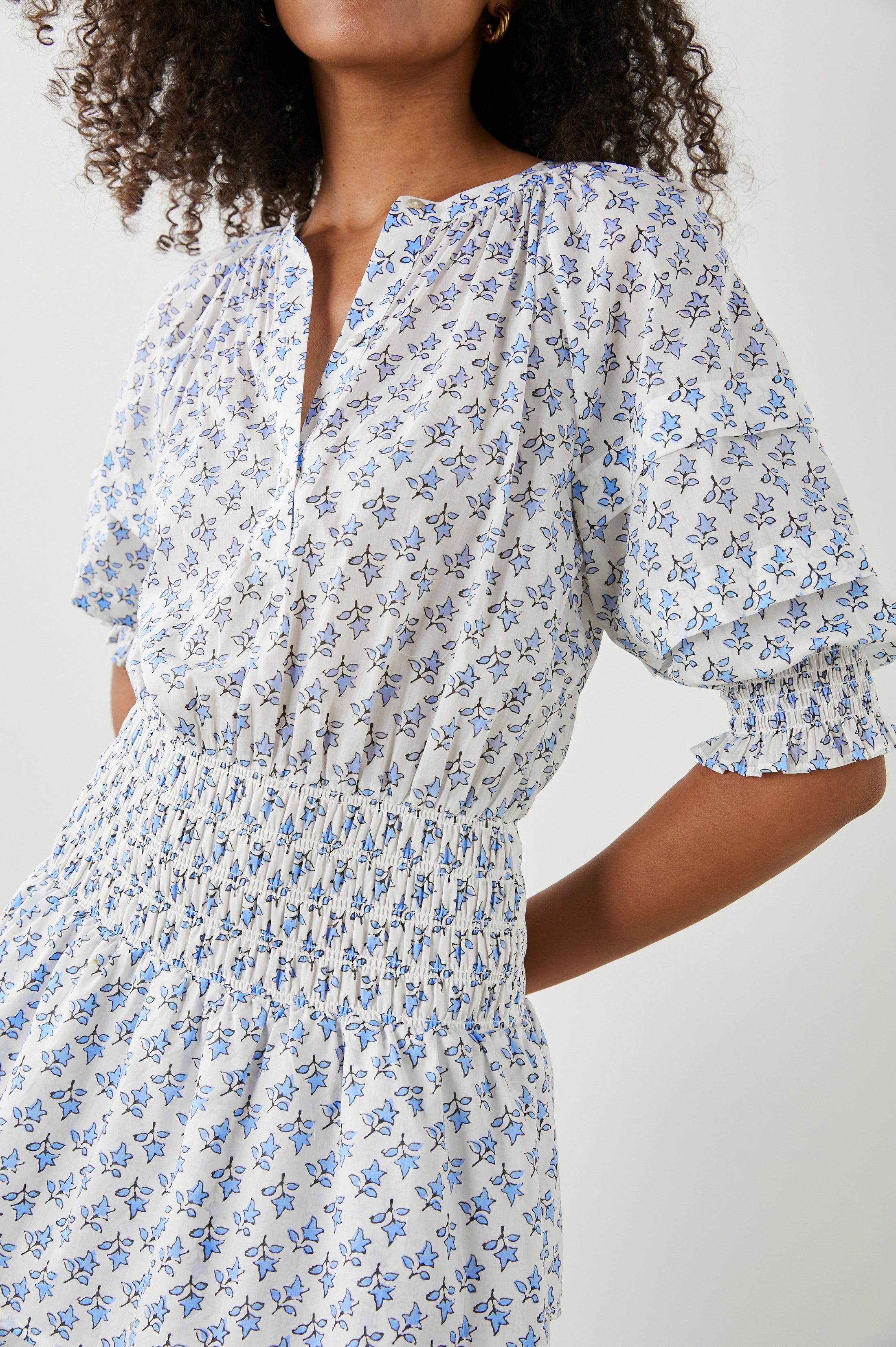 MILANA DRESS - WHITE BLUE IVY sold by Rails product image thumbnail 2