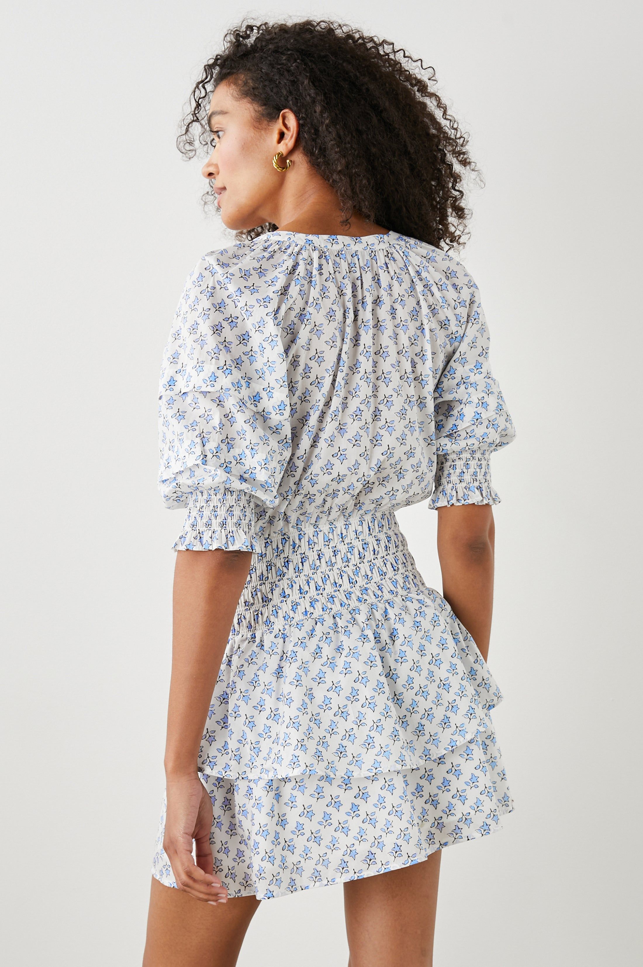 MILANA DRESS - WHITE BLUE IVY sold by Rails product image thumbnail 5