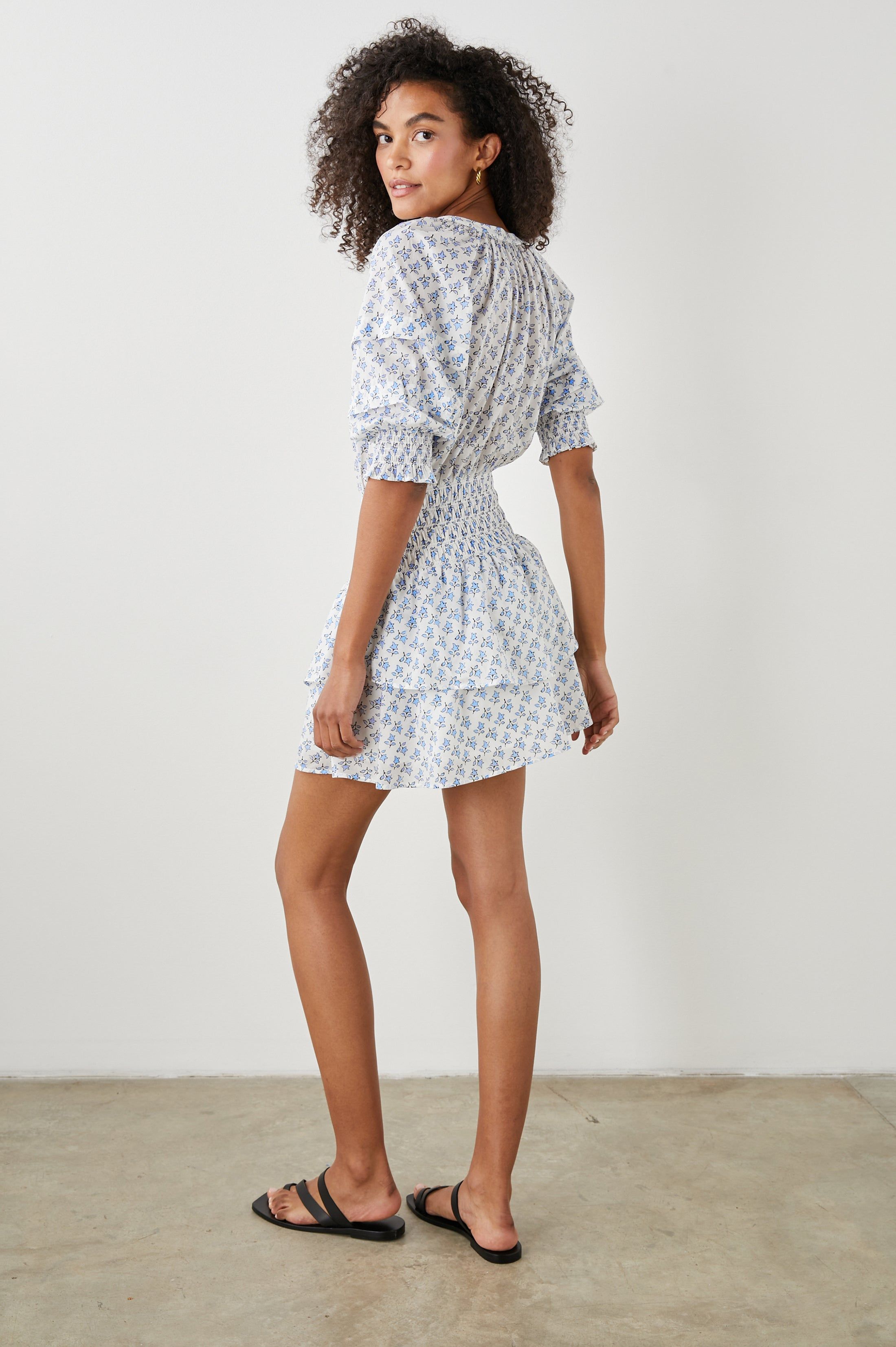 MILANA DRESS - WHITE BLUE IVY sold by Rails product image thumbnail 4