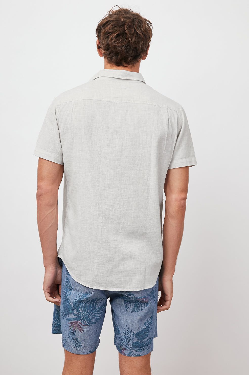 FAIRFAX SHIRT - GREY MELANGE sold by Rails product image thumbnail 4