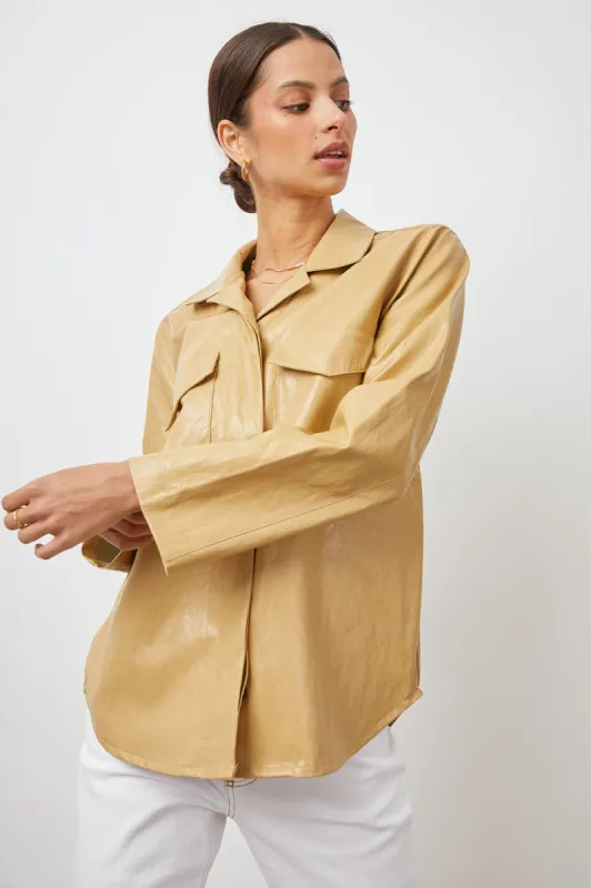 XANDER SHIRT - CAFE made by Rails