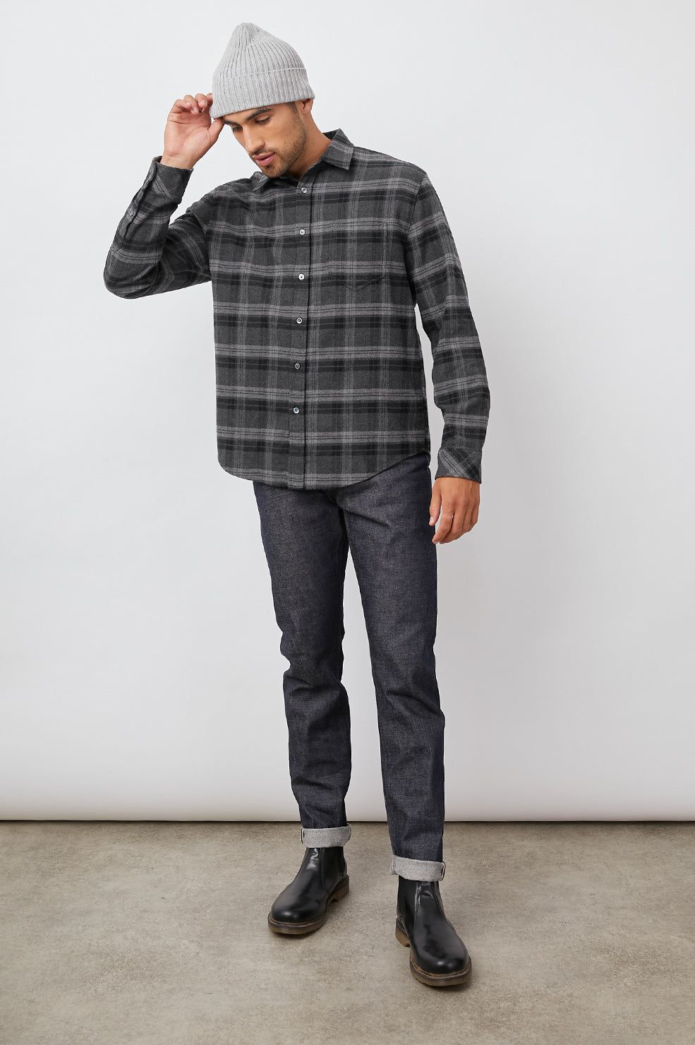 FORREST SHIRT - SHADOW WRAITH MELANGE sold by Rails product image thumbnail 3