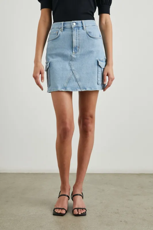 LAUREL CARGO SKIRT - CRYSTAL BLUE sold by Rails