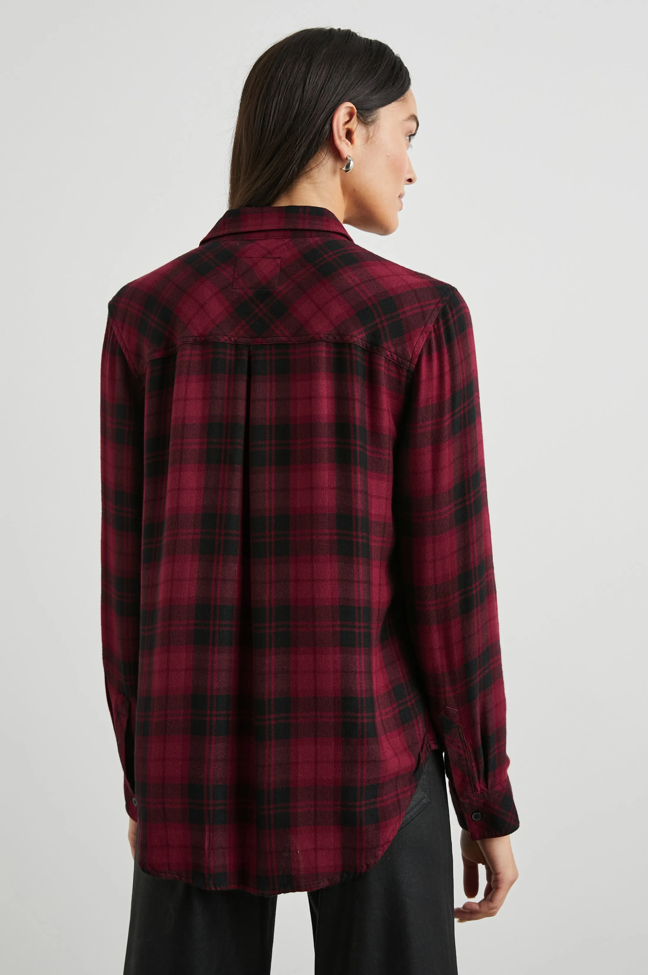 HUNTER SHIRT - CRIMSON PITCH sold by Rails product image thumbnail 5