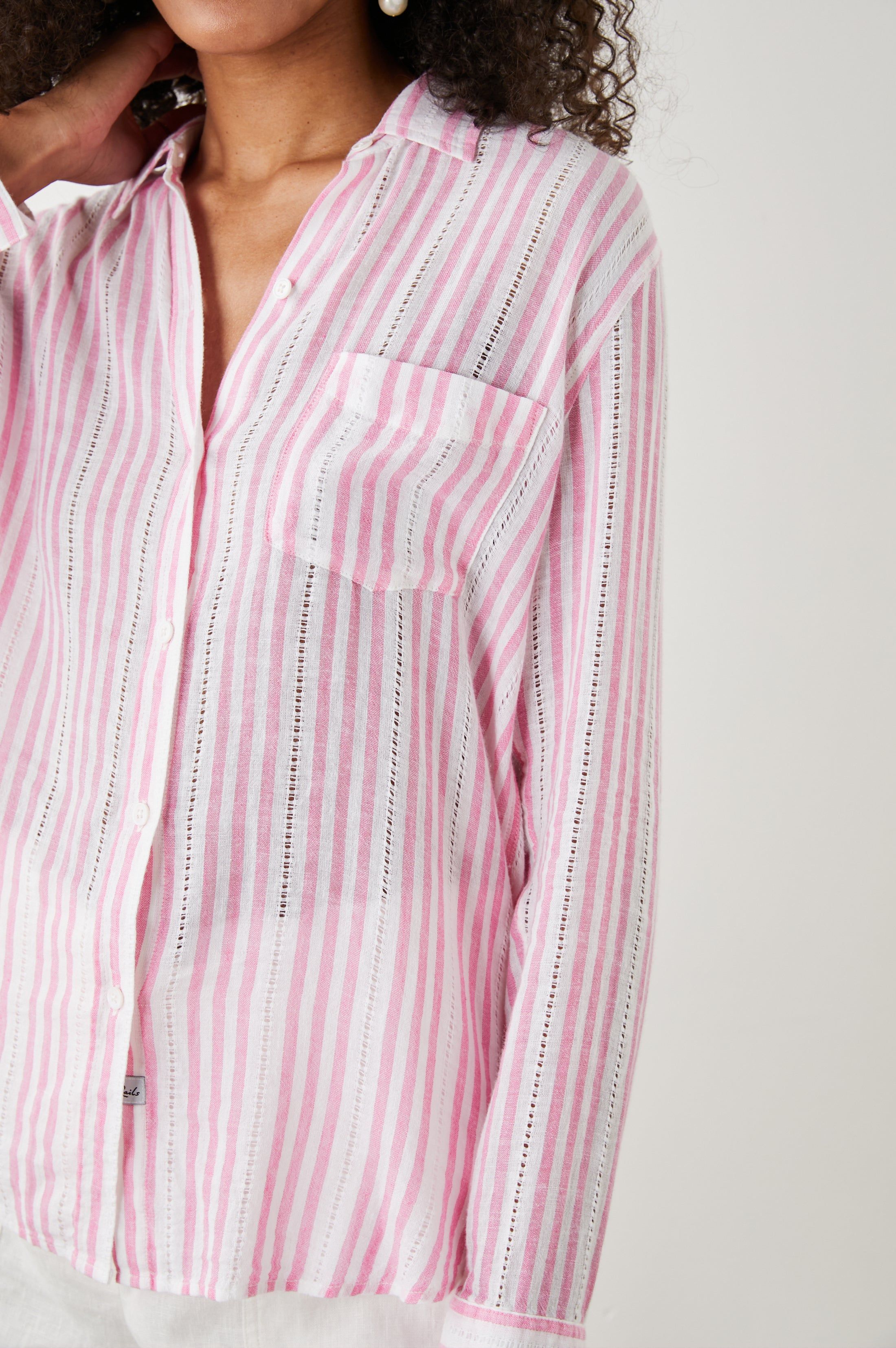 CHARLI SHIRT - KOKOMO STRIPE sold by Rails product image thumbnail 2