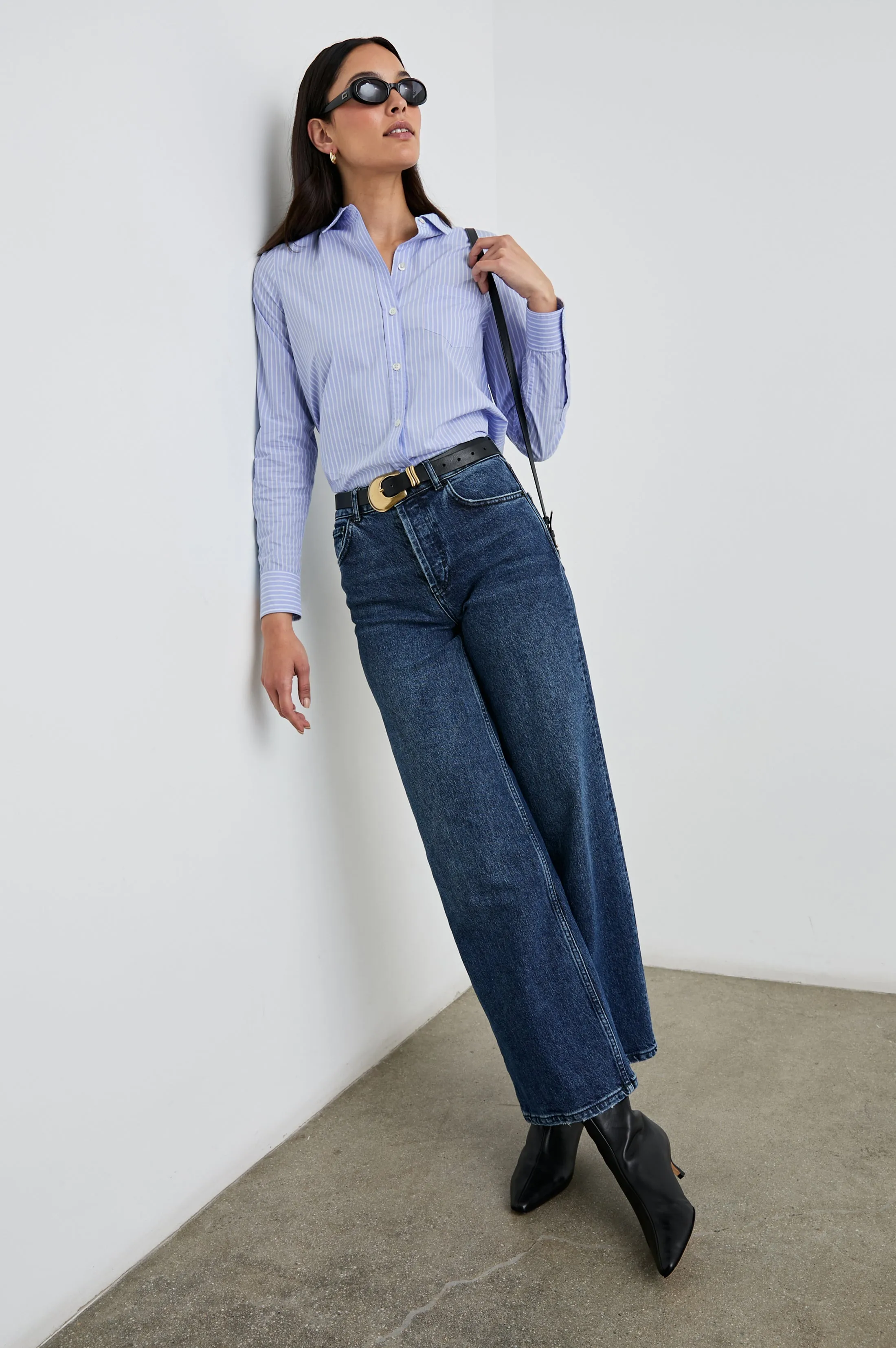 STINA SHIRT - OXFORD WHITE STRIPE sold by Rails product image thumbnail 3