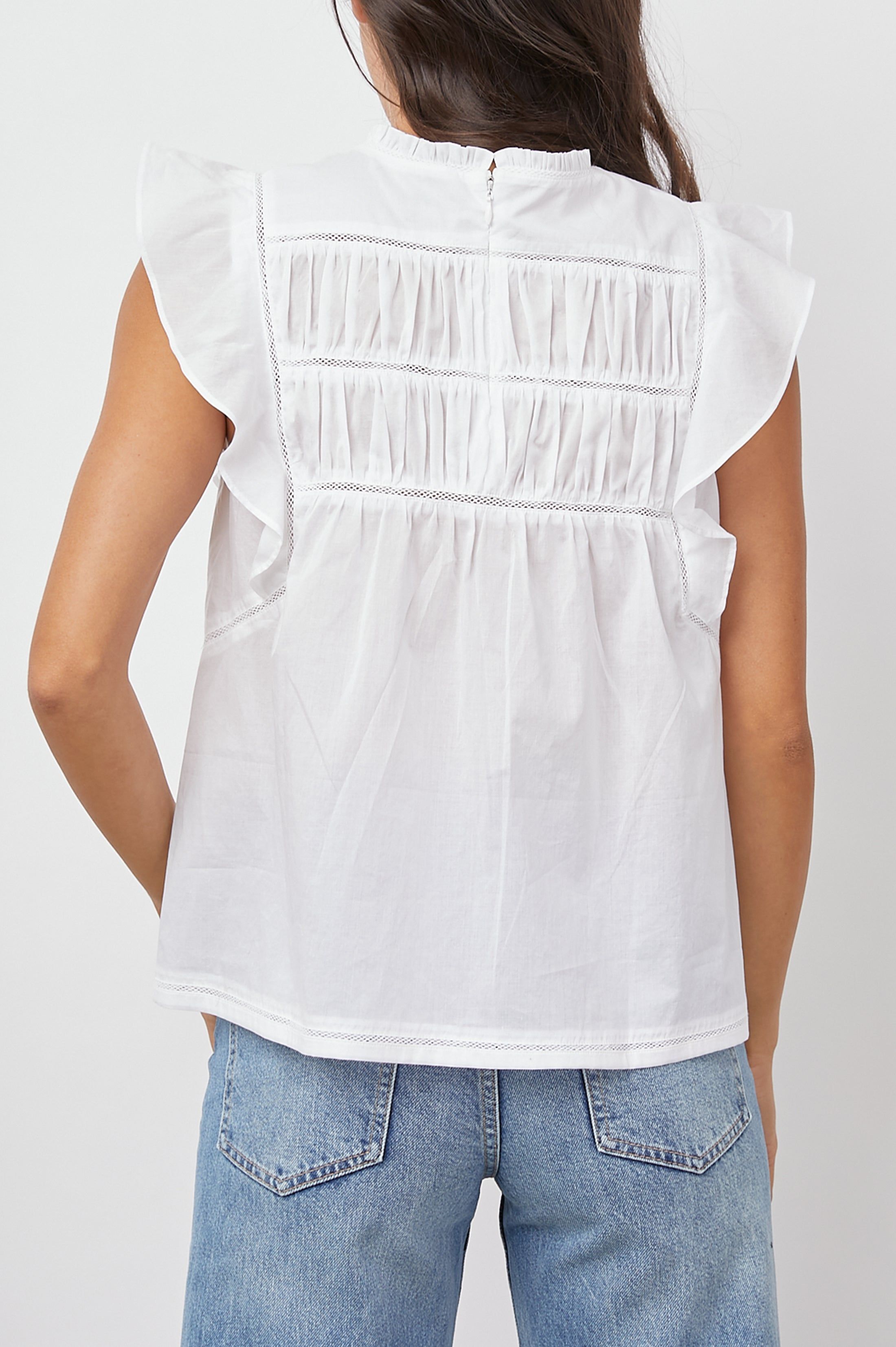 FILOMENA TOP - BRIGHT WHITE sold by Rails product image thumbnail 5