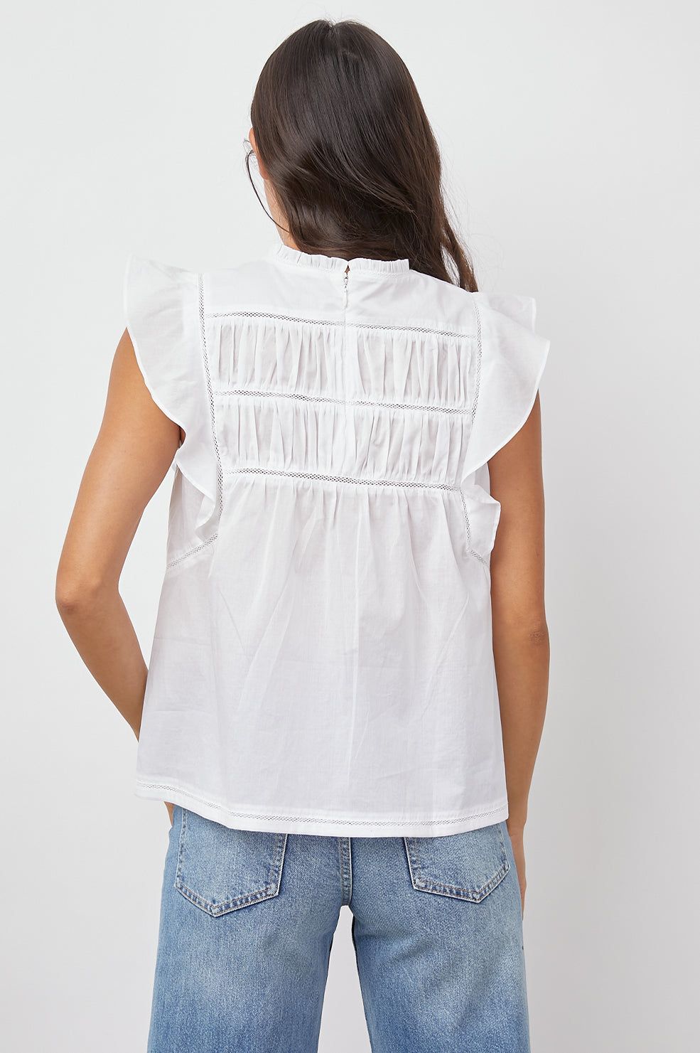 FILOMENA TOP - BRIGHT WHITE sold by Rails product image thumbnail 7