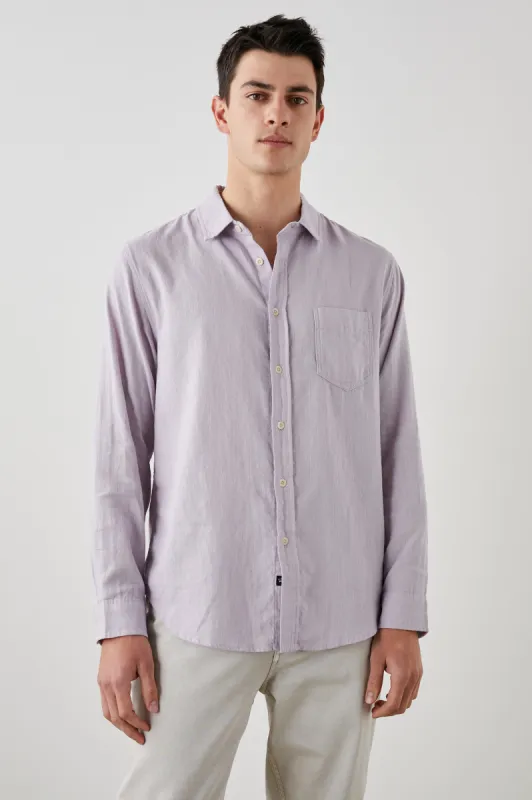 WYATT SHIRT - LAVENDER sold by Rails