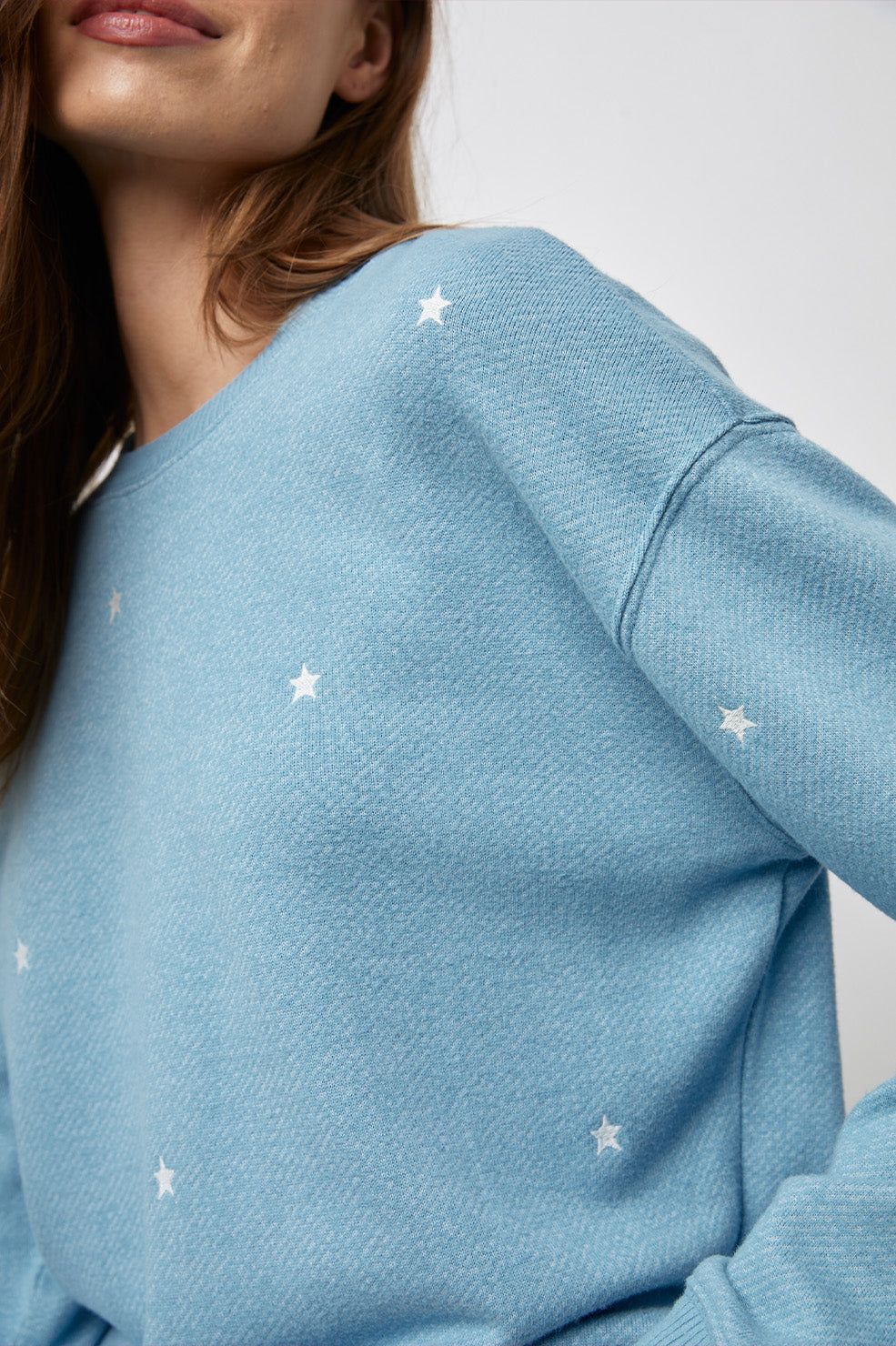 RAMONA SWEATSHIRT - AQUA STARS sold by Rails product image thumbnail 2