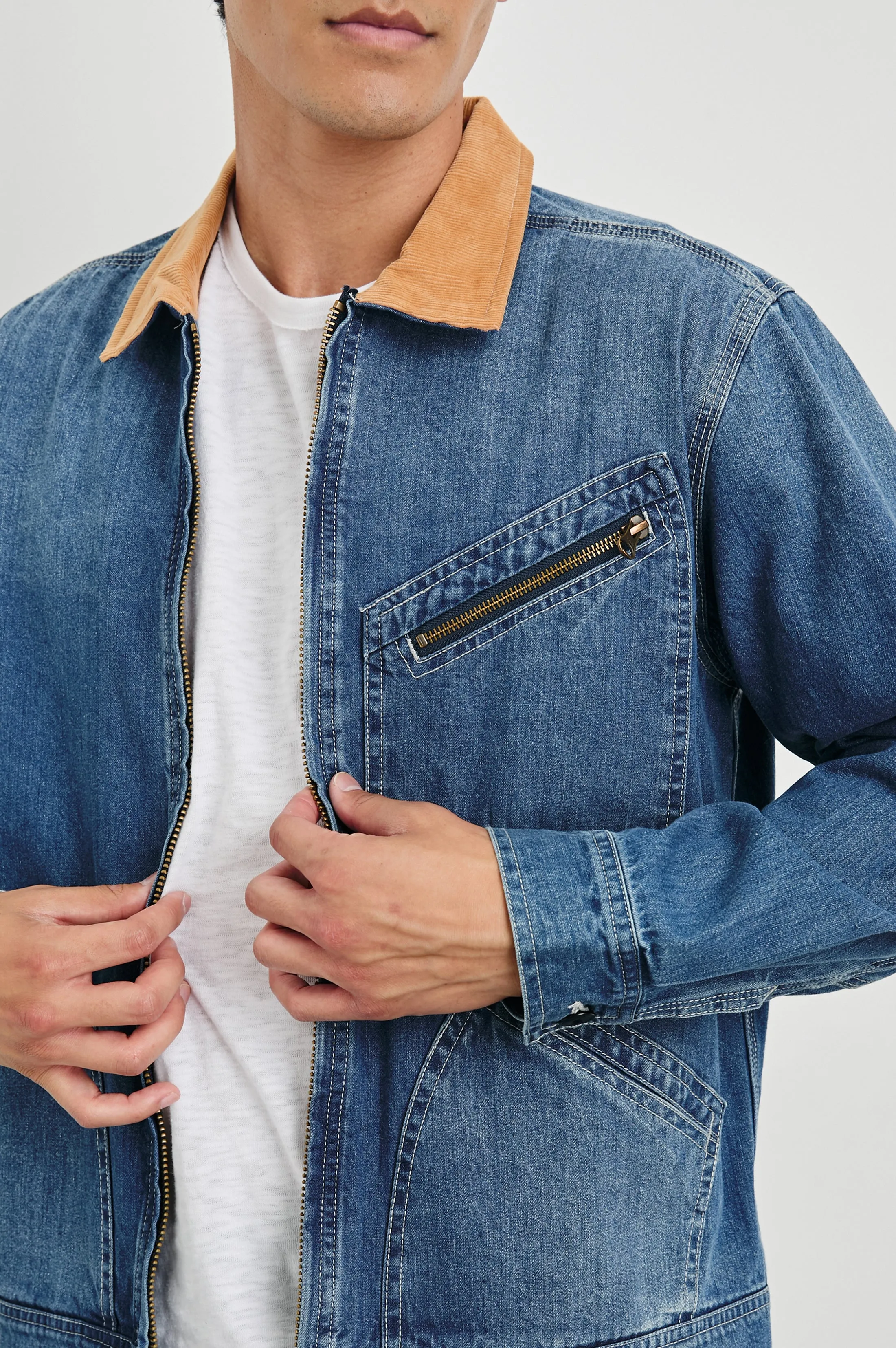 KETTER JACKET - INDIGO PATINA WASH sold by Rails product image thumbnail 2