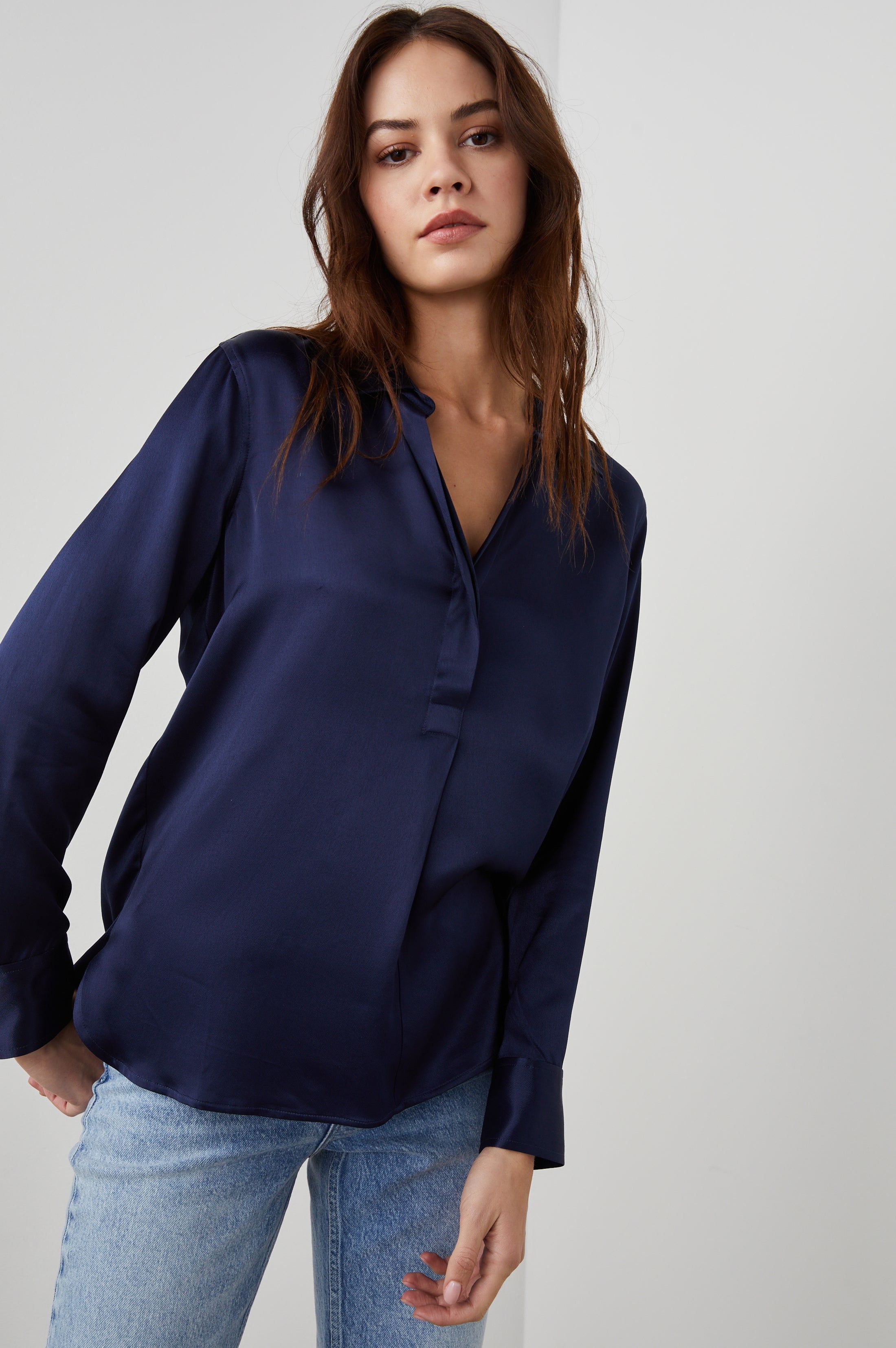 NISSA TOP - NAVY sold by Rails product image thumbnail 4
