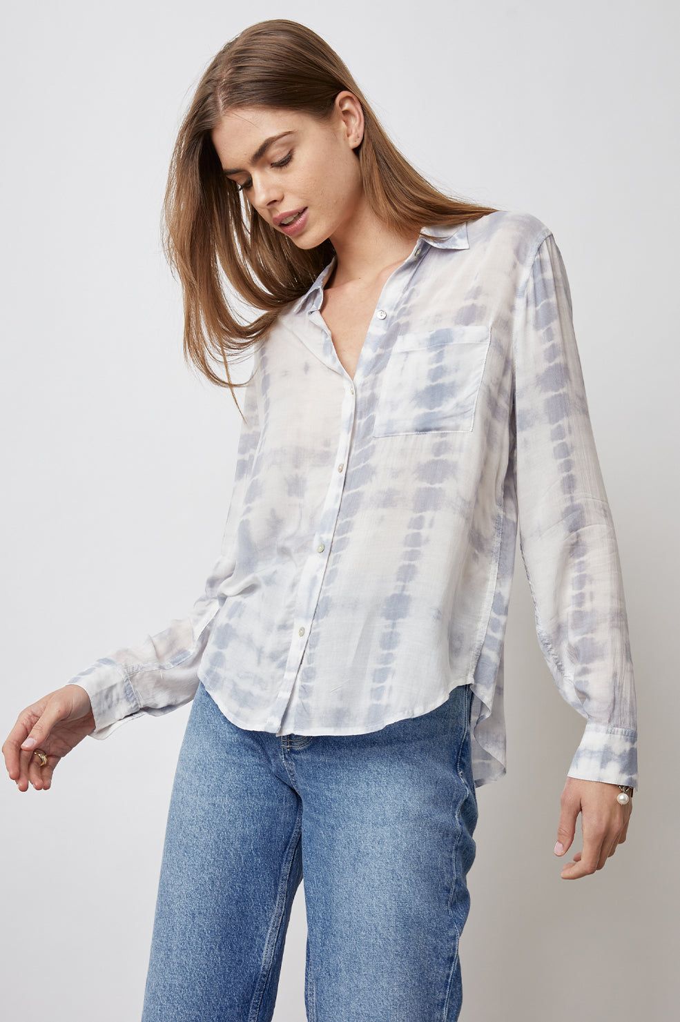 JOSEPHINE SHIRT - RIVER SHIBORI sold by Rails