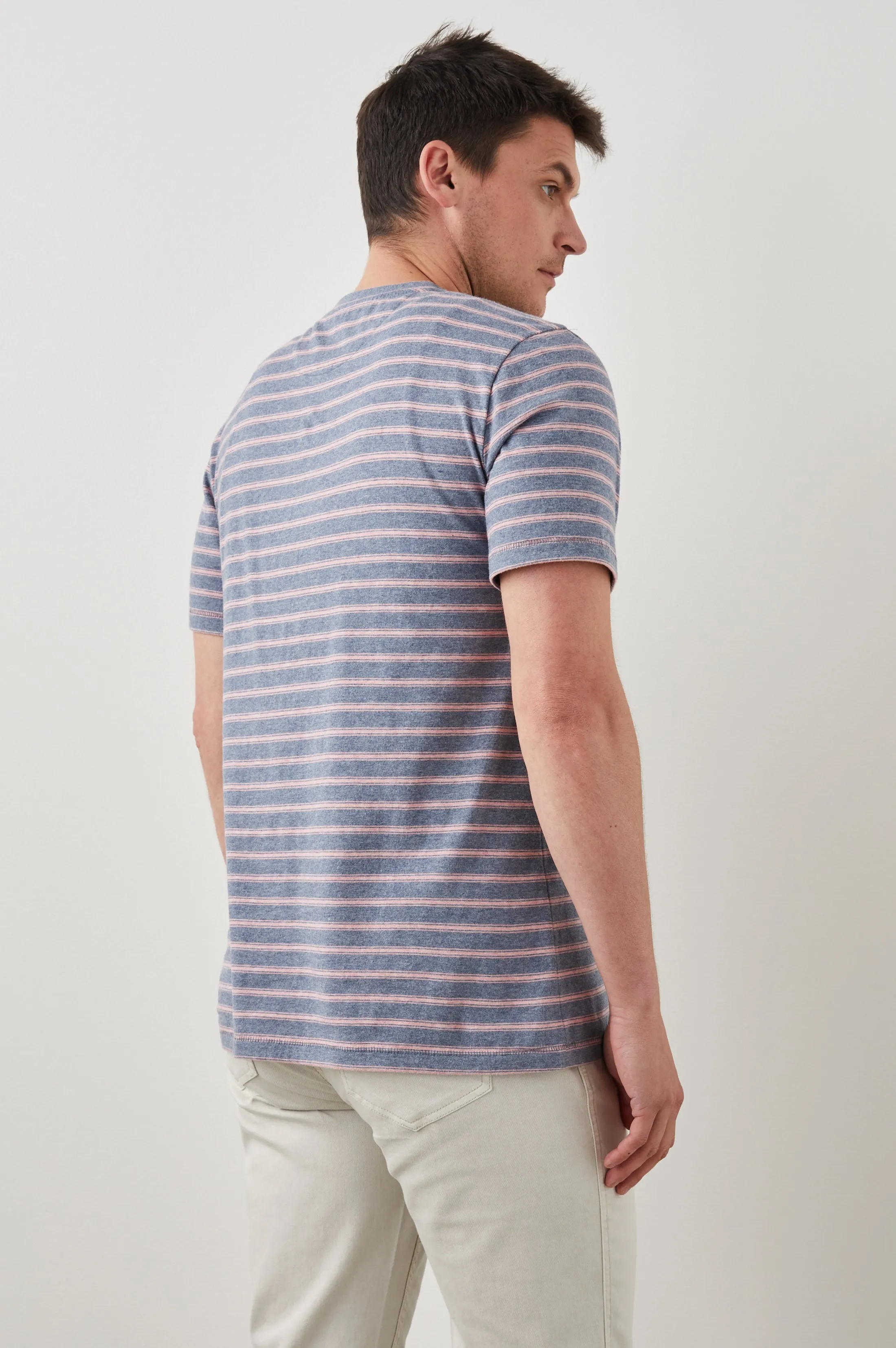 KAI TOP - STEEL ROSE HEATHER STRIPE sold by Rails product image thumbnail 4