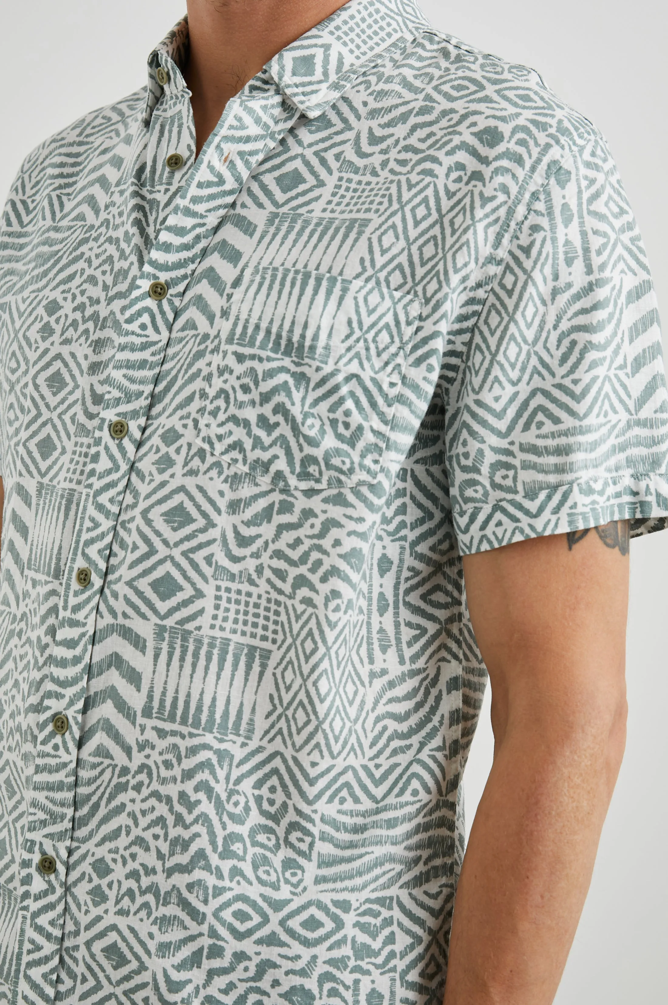 CARSON SHIRT - BAMBU BLOCK KALAMATA sold by Rails product image thumbnail 2