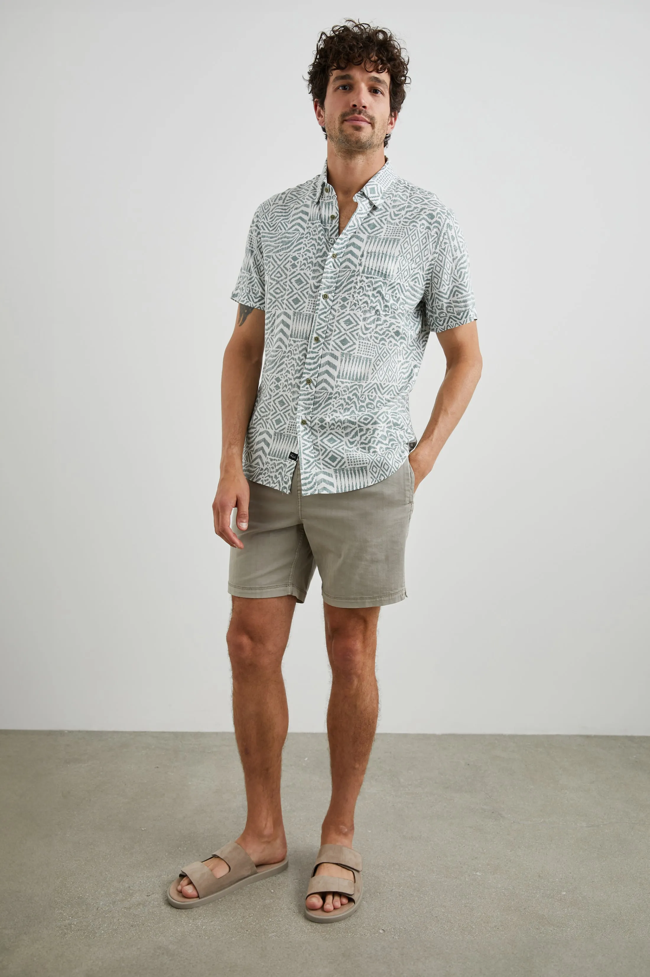 CARSON SHIRT - BAMBU BLOCK KALAMATA sold by Rails product image thumbnail 4