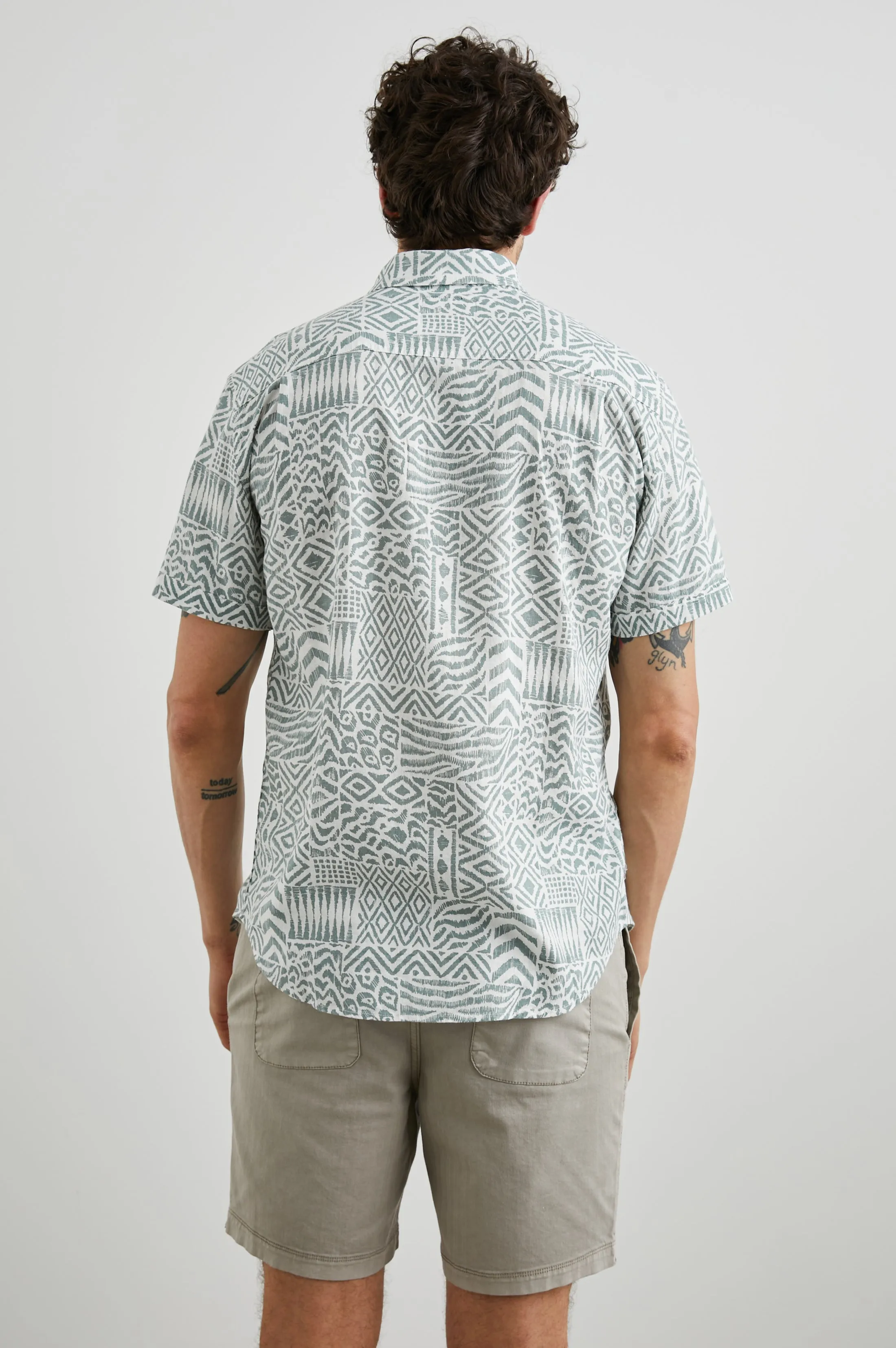 CARSON SHIRT - BAMBU BLOCK KALAMATA sold by Rails product image thumbnail 5