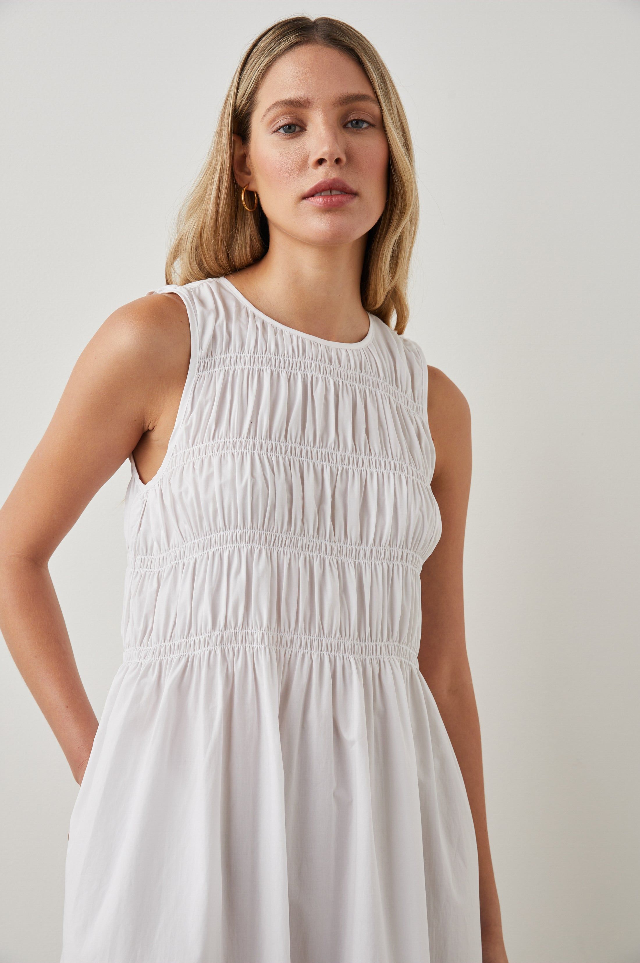 TILDA DRESS - WHITE sold by Rails product image thumbnail 3