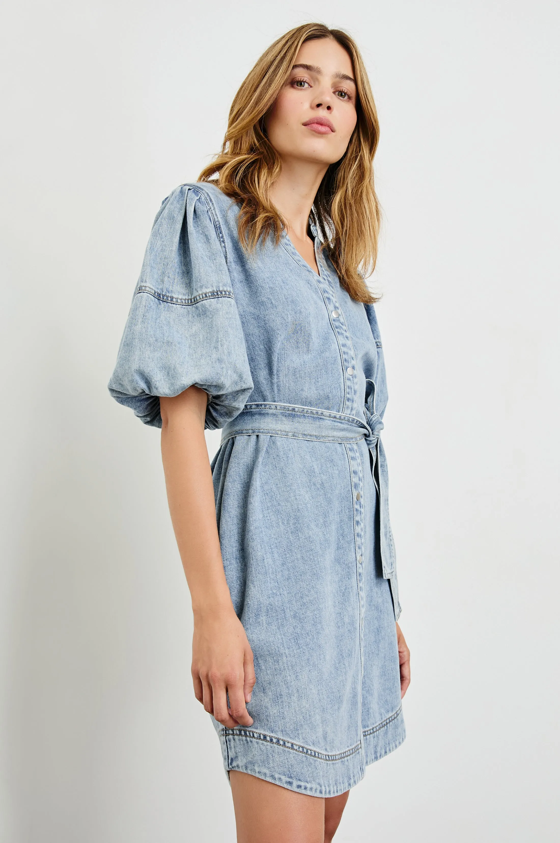 KINGSLEY DRESS - FADED INDIGO sold by Rails product image thumbnail 4