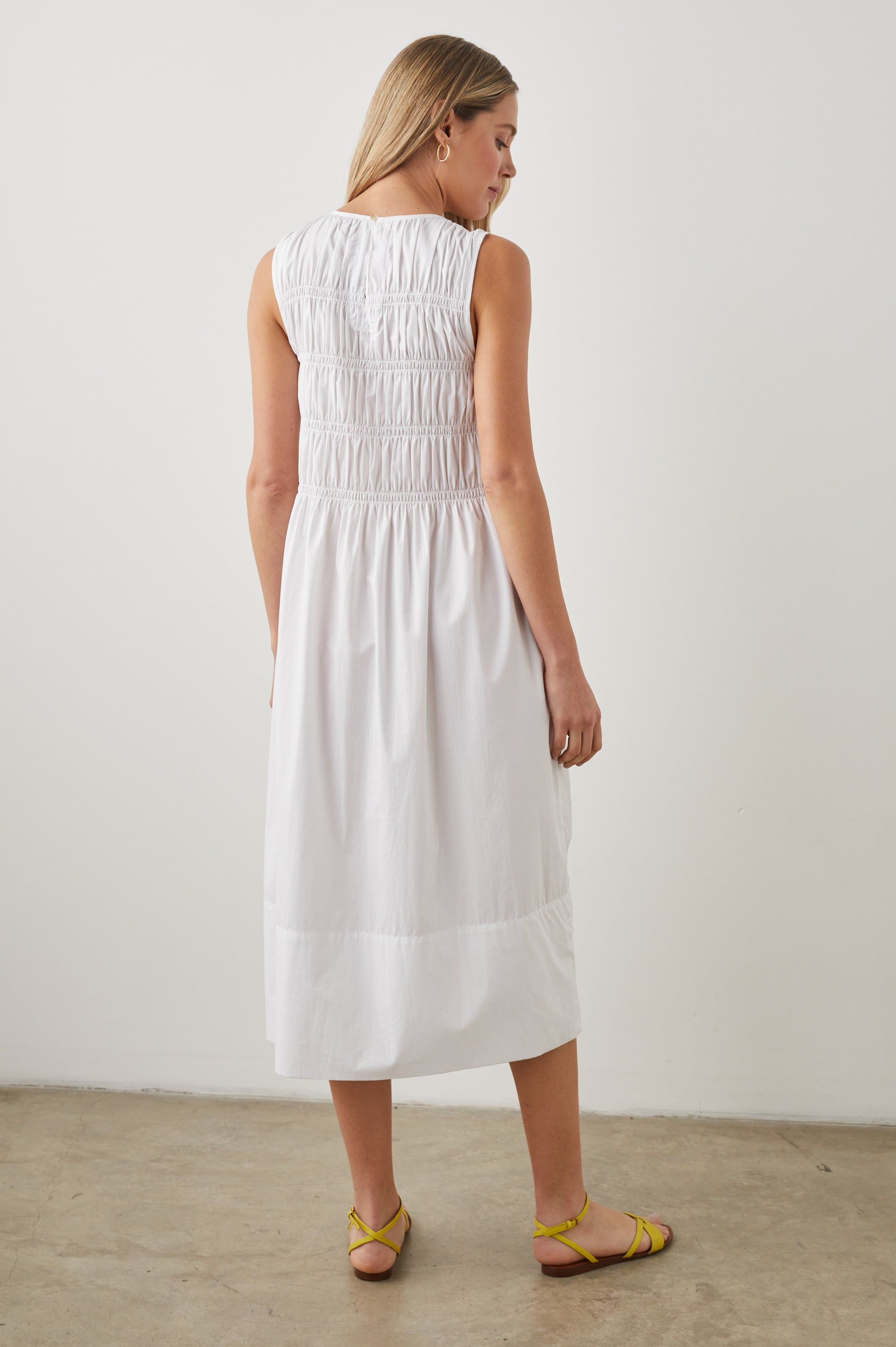 TILDA DRESS - WHITE sold by Rails product image thumbnail 5