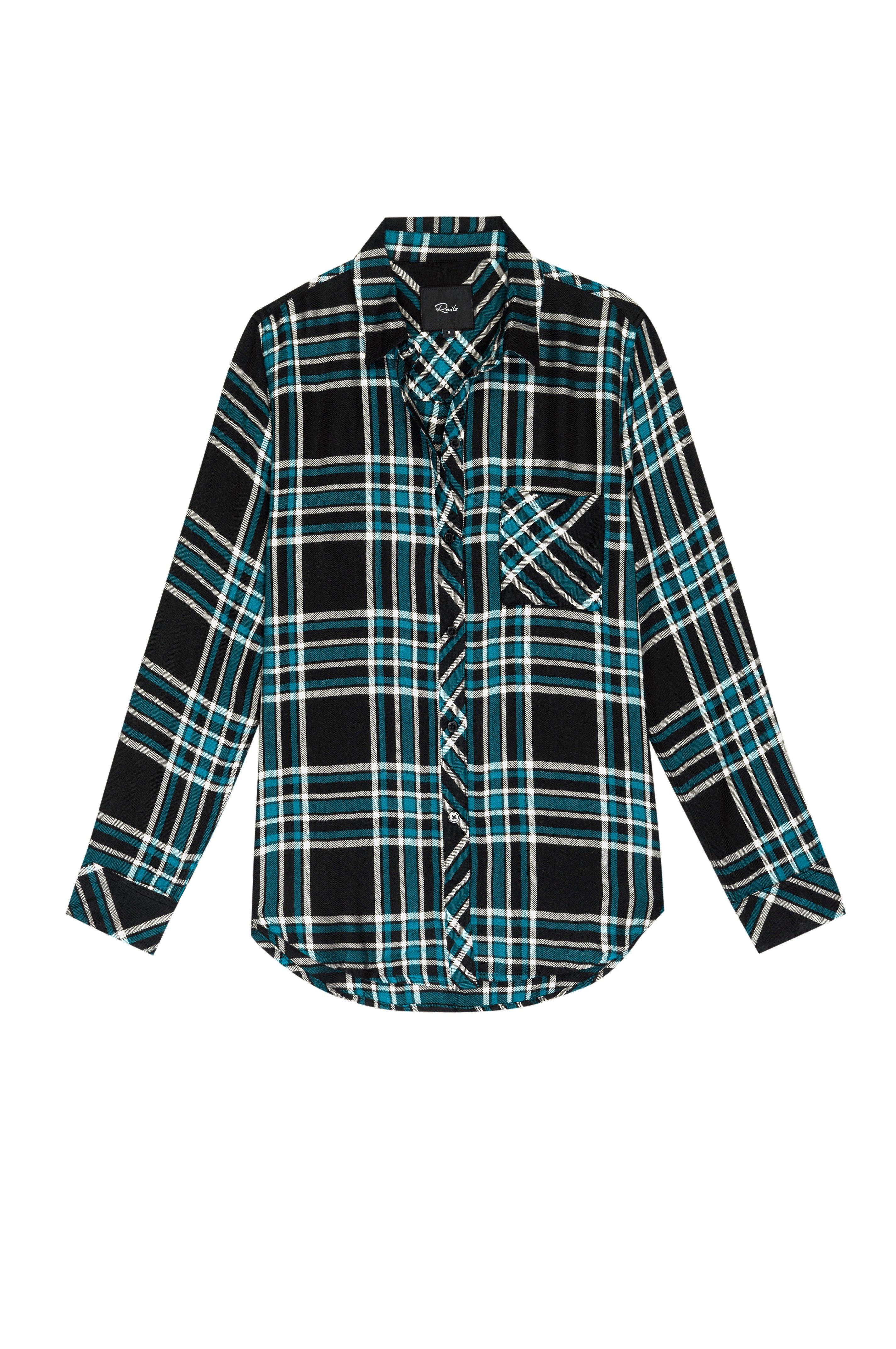 HUNTER SHIRT - MIDNIGHT CERULEAN BLUE sold by Rails product image thumbnail 5