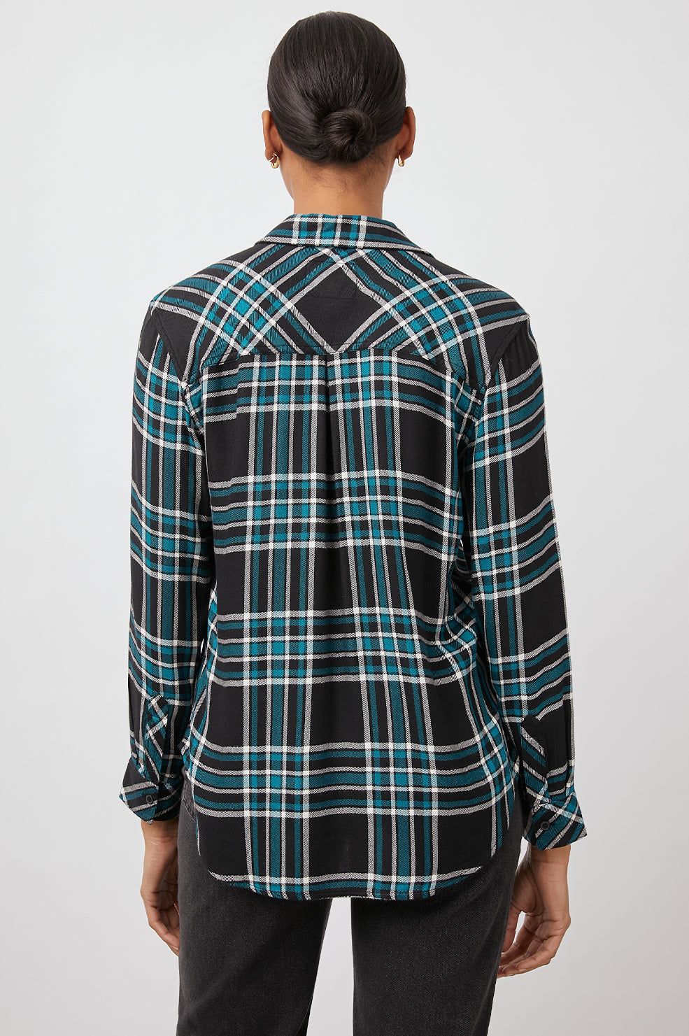 HUNTER SHIRT - MIDNIGHT CERULEAN BLUE sold by Rails product image thumbnail 3