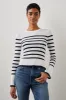 GEMMA SWEATER - IVORY NAVY STRIPE sold by Rails