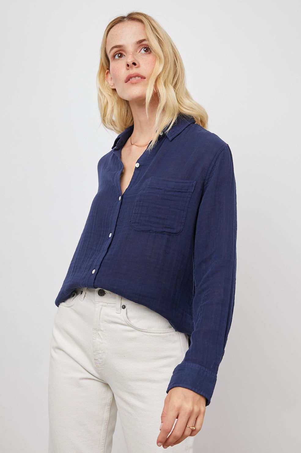 ELLIS SHIRT - INDIGO sold by Rails