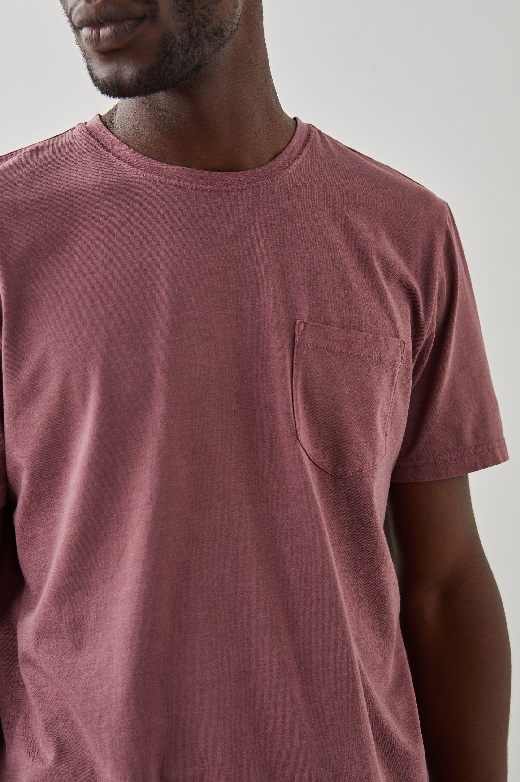 JOHNNY T-SHIRT - CRANBERRY sold by Rails product image thumbnail 2