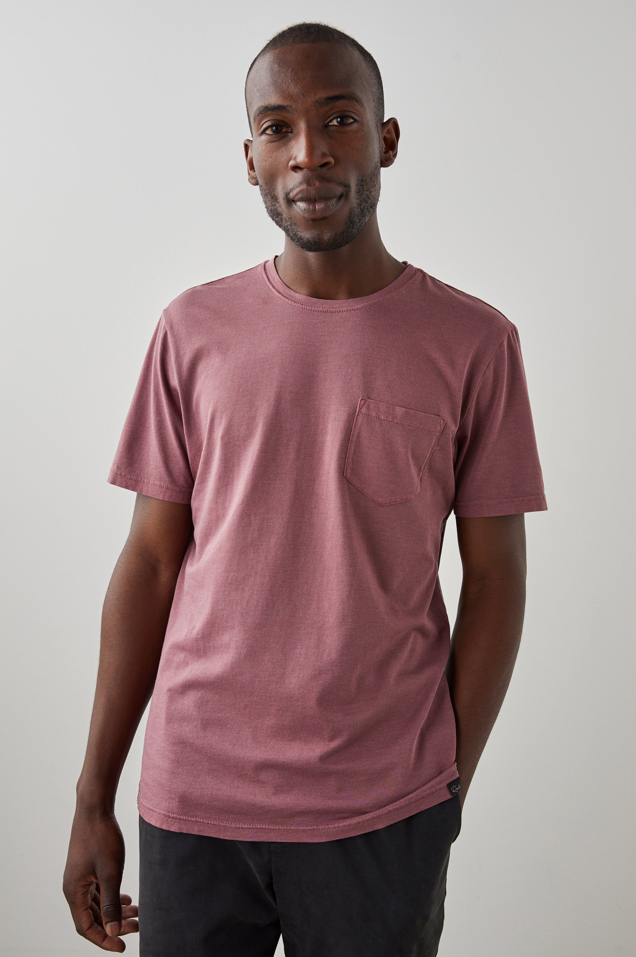JOHNNY T-SHIRT - CRANBERRY sold by Rails product image thumbnail 4