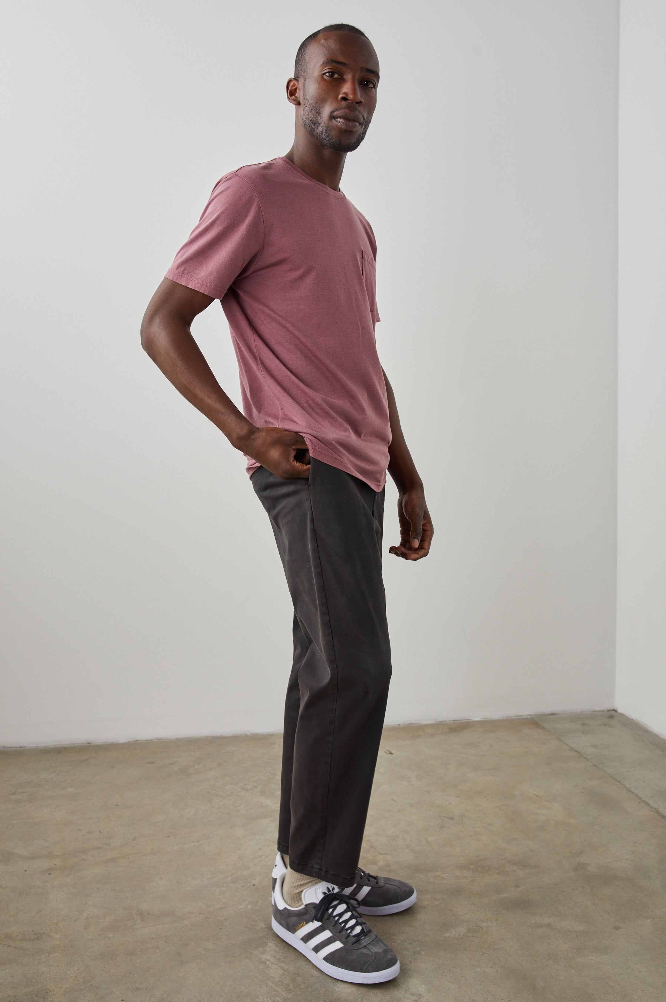 JOHNNY T-SHIRT - CRANBERRY sold by Rails product image thumbnail 3