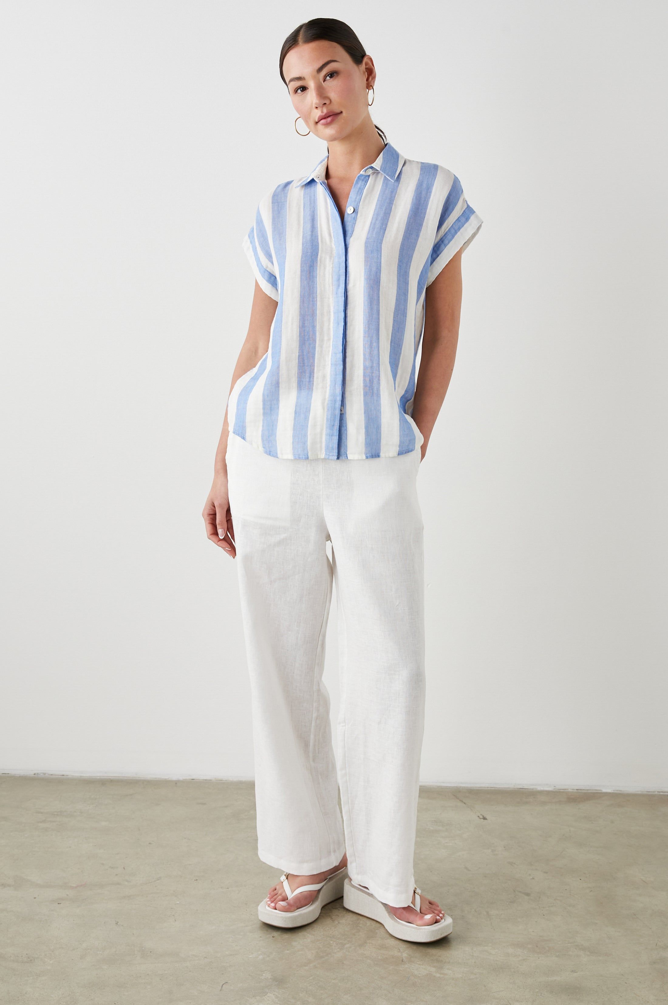 JAMIE SHIRT - FERMO STRIPE sold by Rails product image thumbnail 3