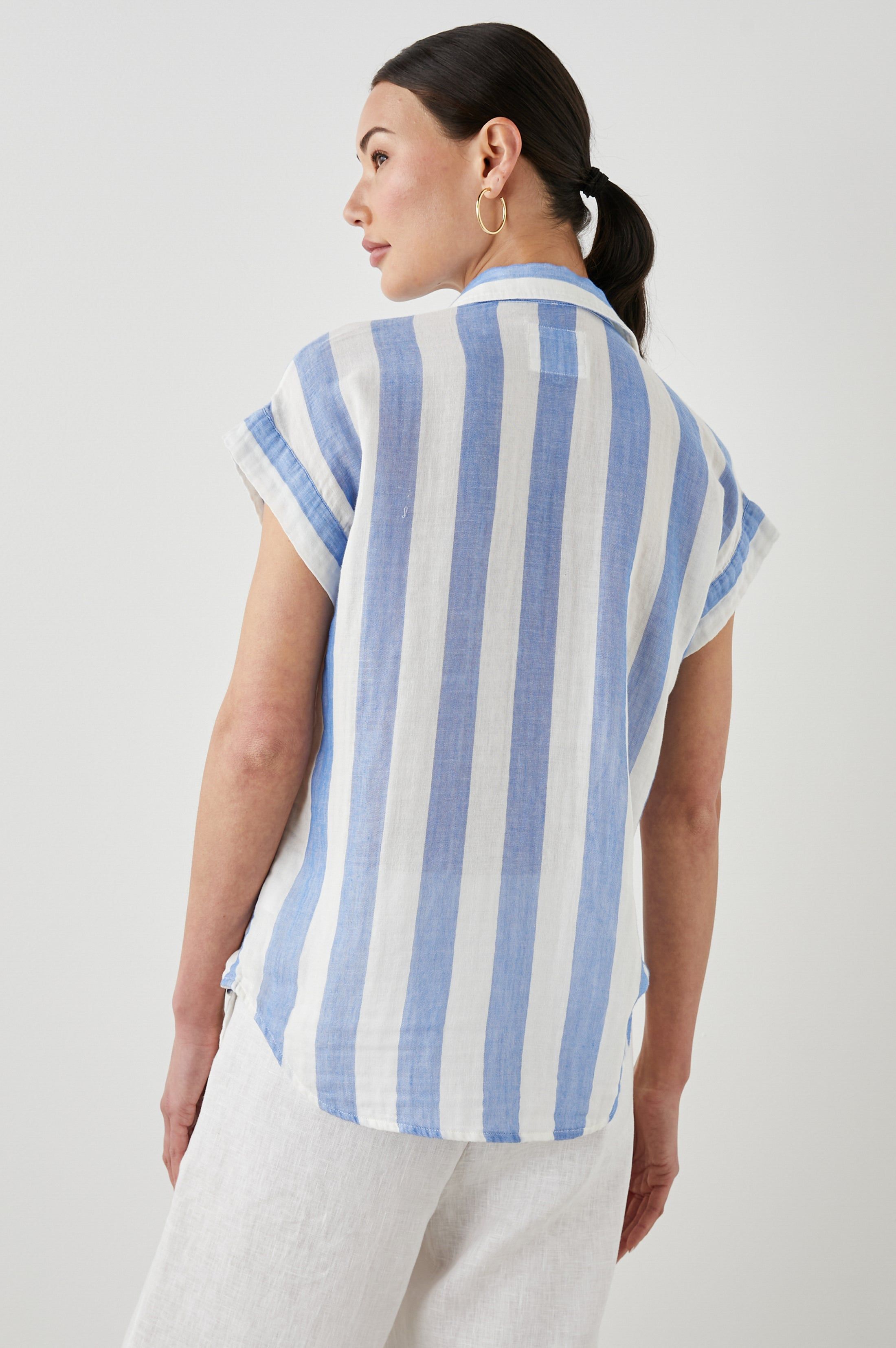 JAMIE SHIRT - FERMO STRIPE sold by Rails product image thumbnail 5