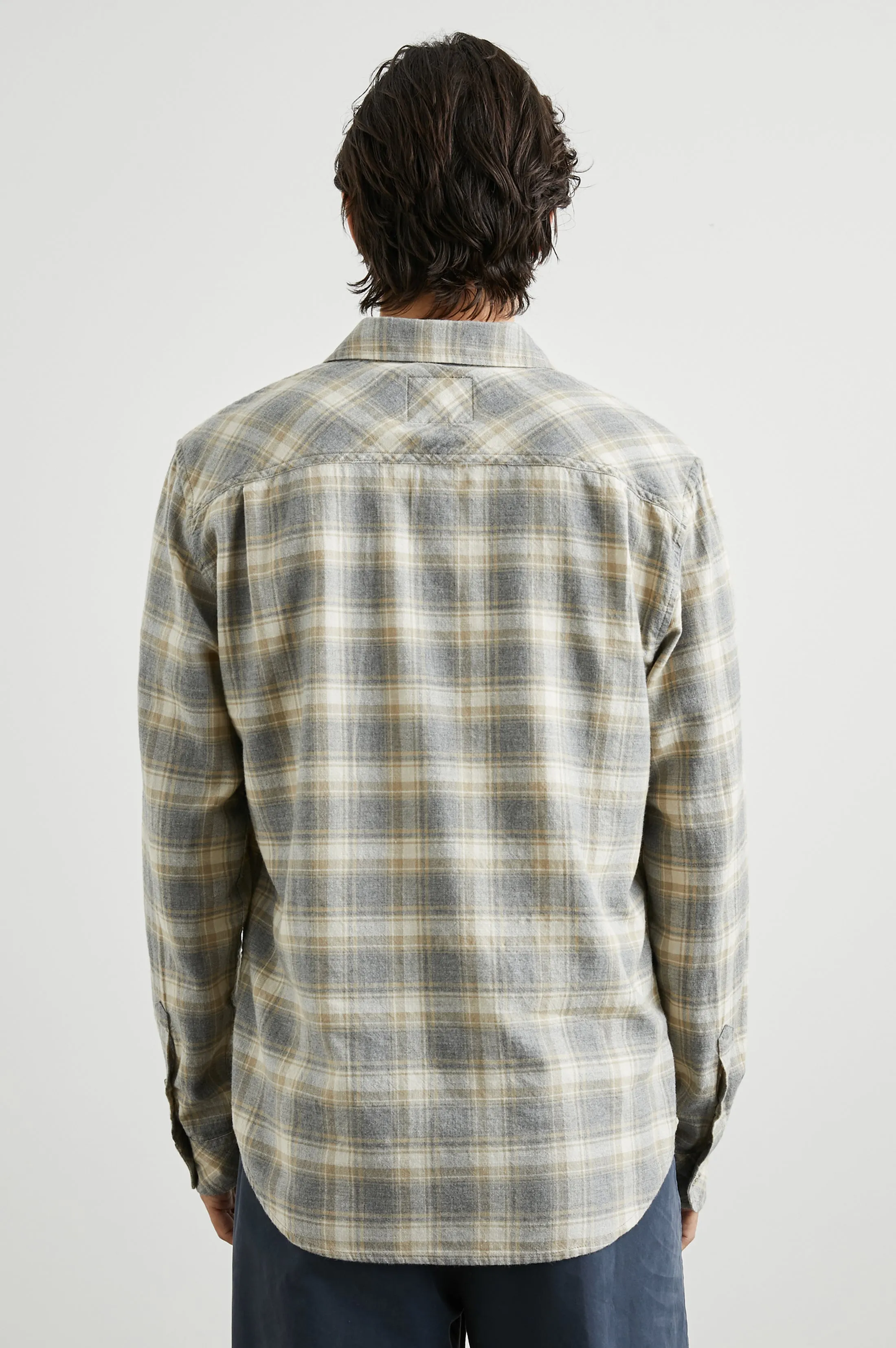 WYATT SHIRT - CHARCOAL DESERT MELANGE sold by Rails product image thumbnail 5