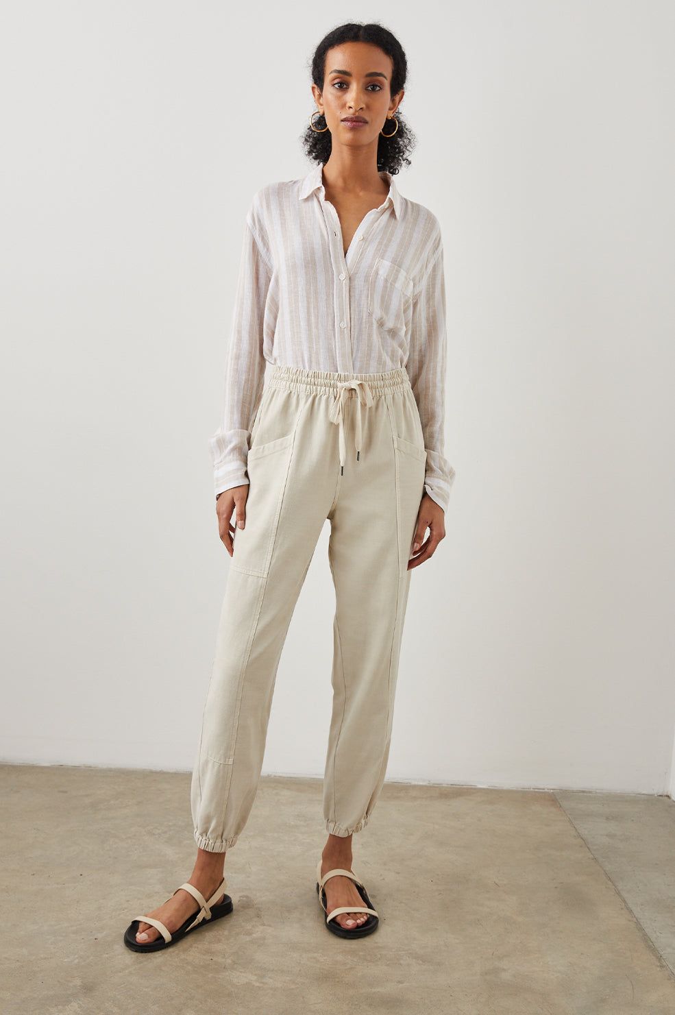 CHARLI SHIRT - SHORE STRIPE sold by Rails product image thumbnail 2